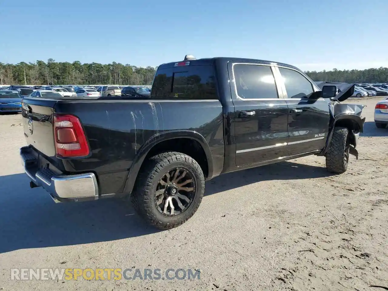 3 Photograph of a damaged car 1C6RREJT2KN641490 RAM 1500 2019