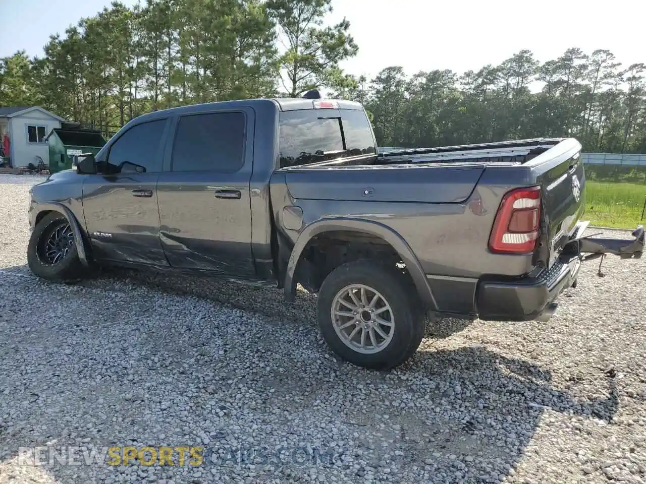 2 Photograph of a damaged car 1C6RREJT2KN792572 RAM 1500 2019