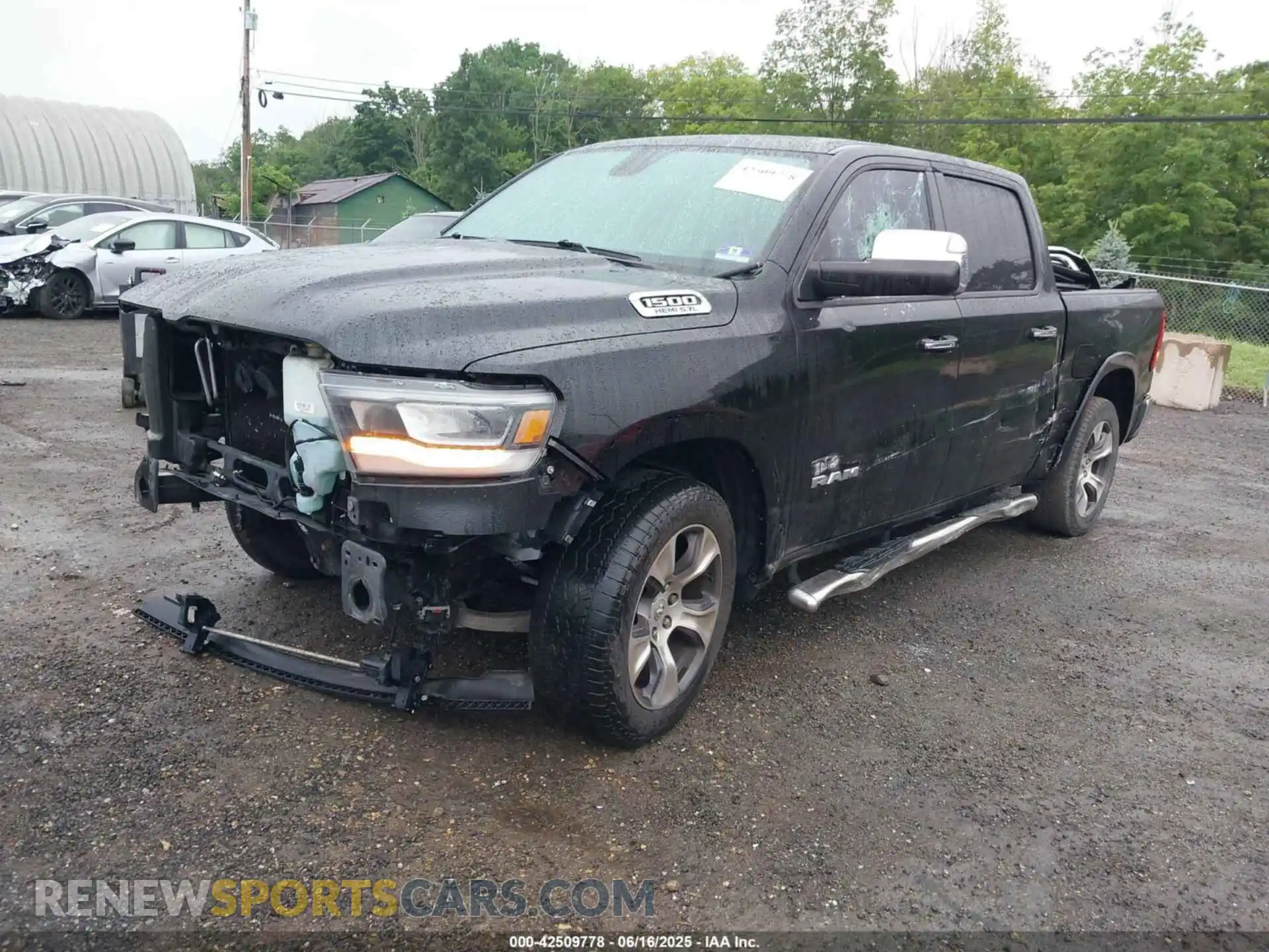 2 Photograph of a damaged car 1C6RREJT3KN502713 RAM 1500 2019