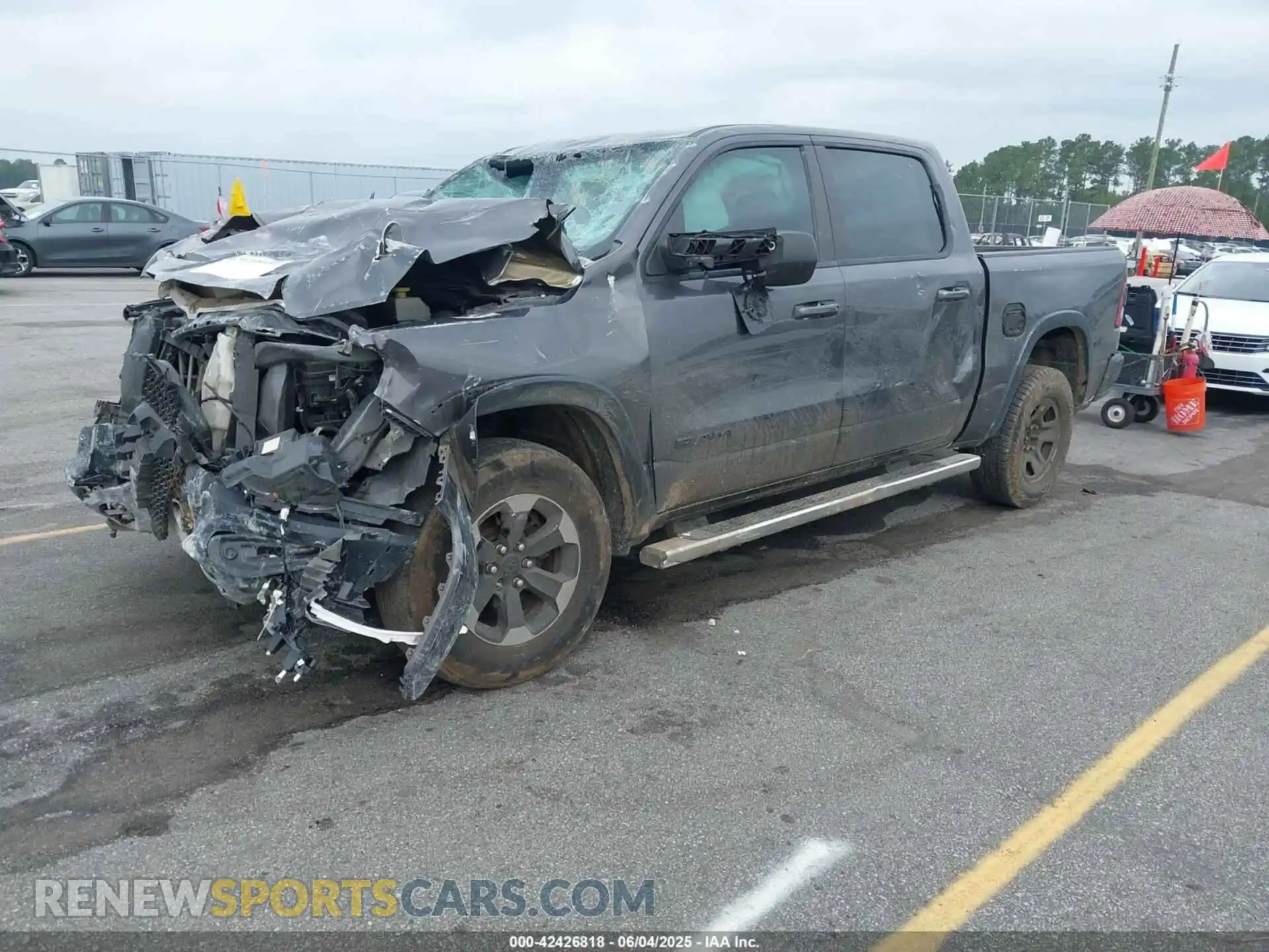 2 Фотография поврежденного автомобиля 1C6RRELT5KN625118 RAM 1500 2019