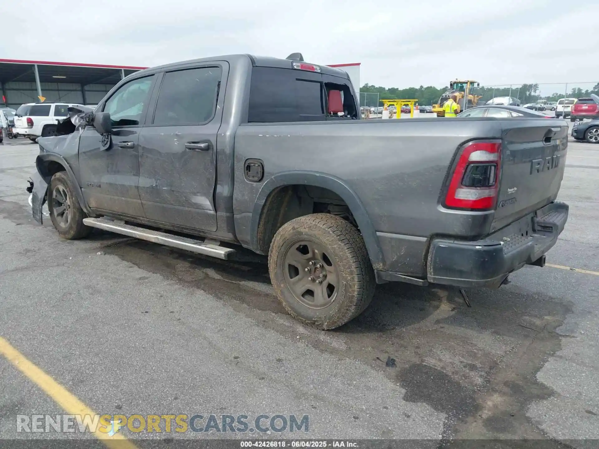 3 Фотография поврежденного автомобиля 1C6RRELT5KN625118 RAM 1500 2019