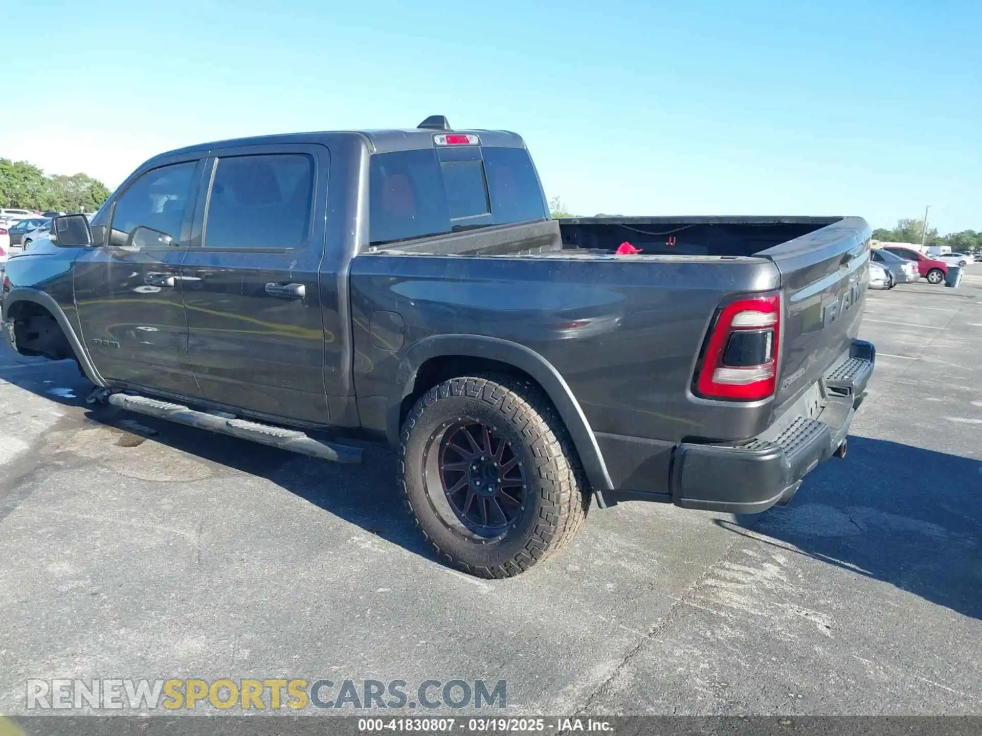 3 Photograph of a damaged car 1C6RRELT8KN549233 RAM 1500 2019
