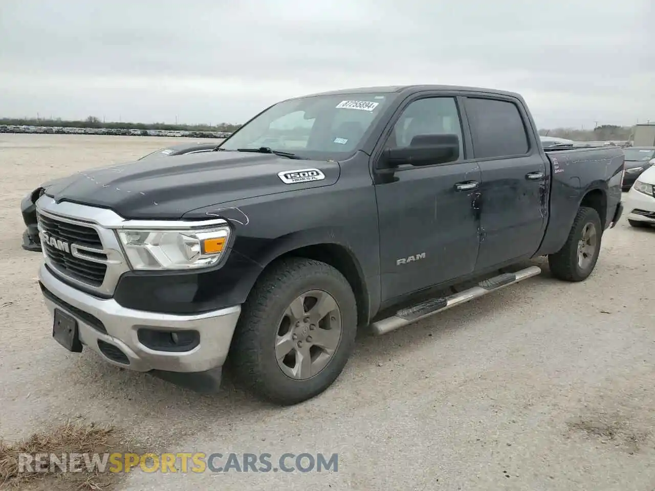 1 Photograph of a damaged car 1C6RREMT0KN581575 RAM 1500 2019