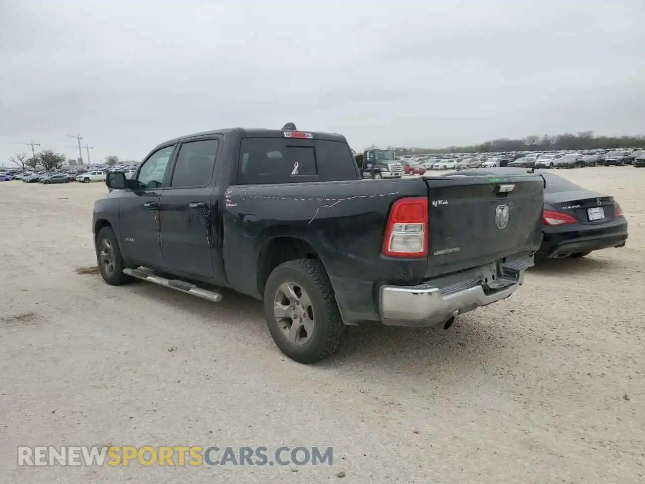 2 Photograph of a damaged car 1C6RREMT0KN581575 RAM 1500 2019