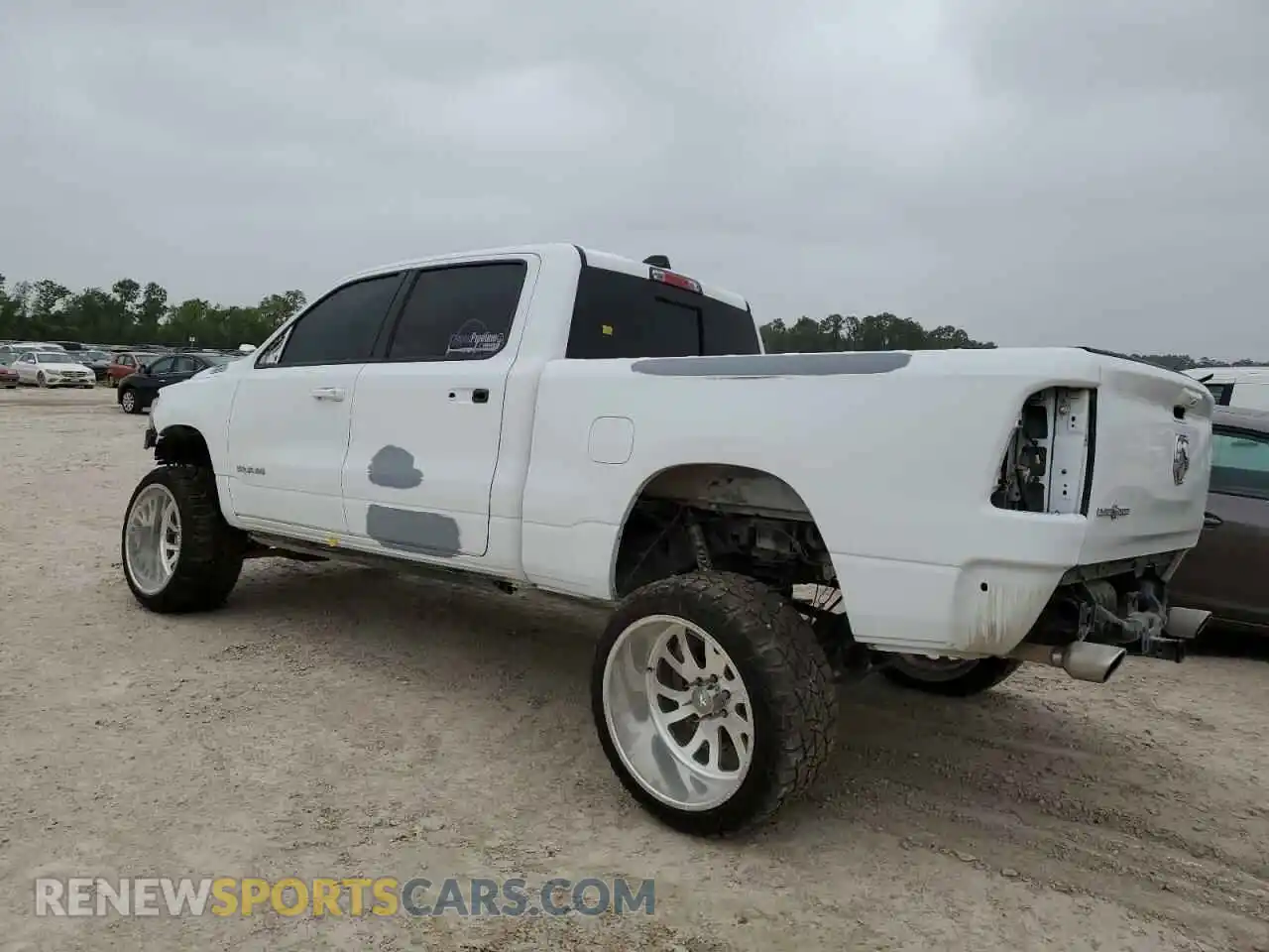 2 Photograph of a damaged car 1C6RREMT6KN683530 RAM 1500 2019