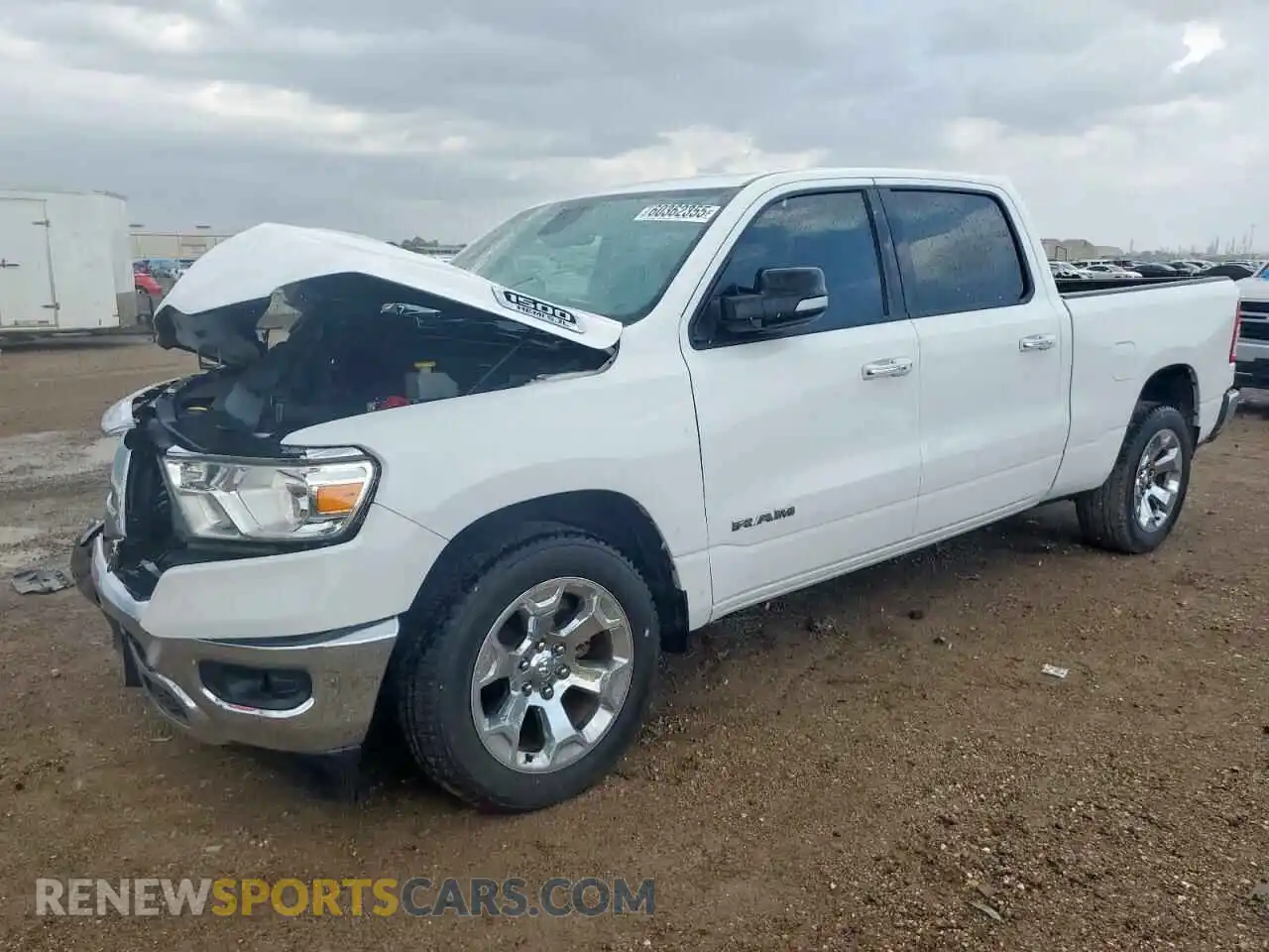 1 Photograph of a damaged car 1C6RREMTXKN884475 RAM 1500 2019
