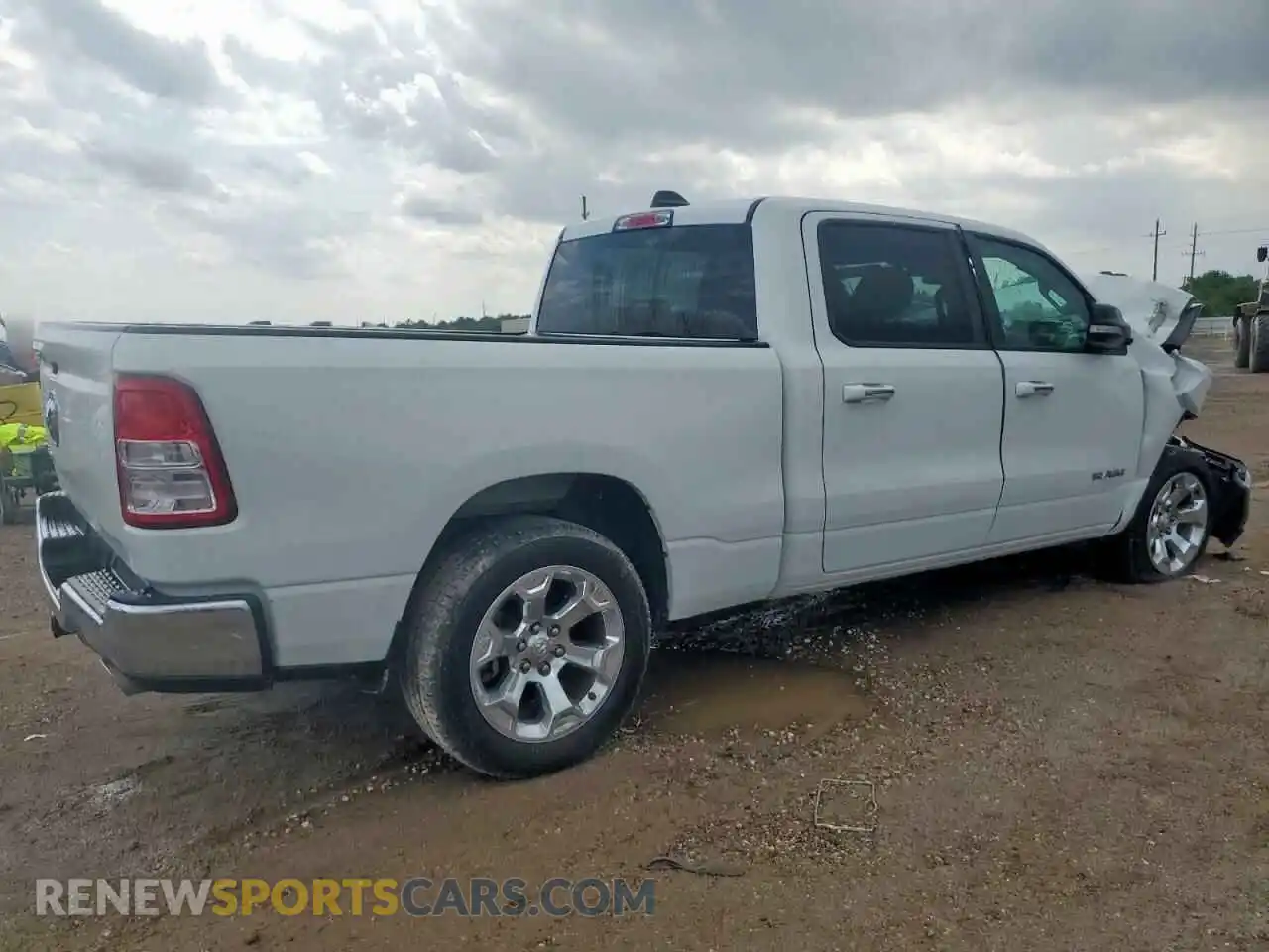 3 Photograph of a damaged car 1C6RREMTXKN884475 RAM 1500 2019