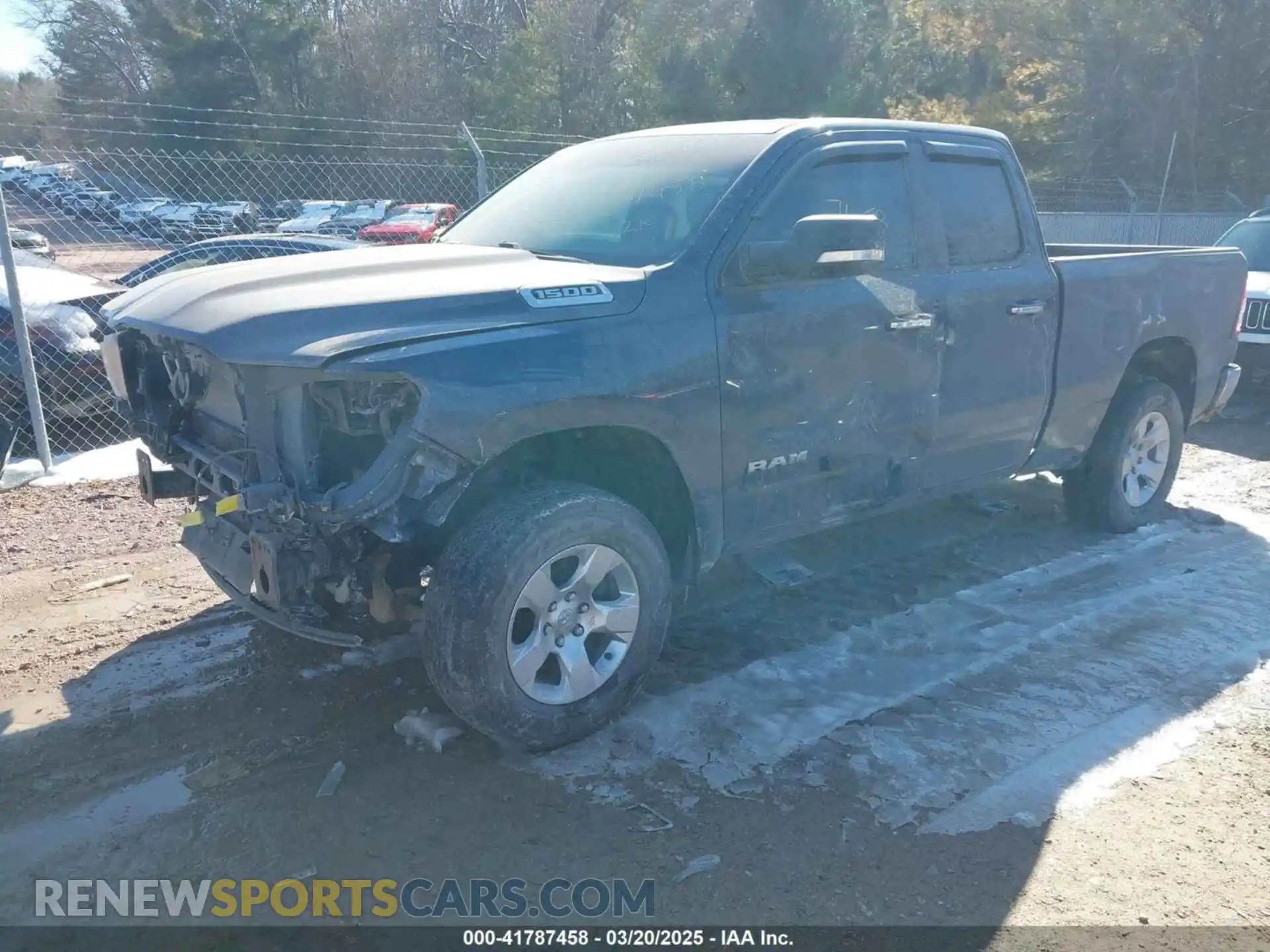 2 Photograph of a damaged car 1C6RRFBG4KN916221 RAM 1500 2019