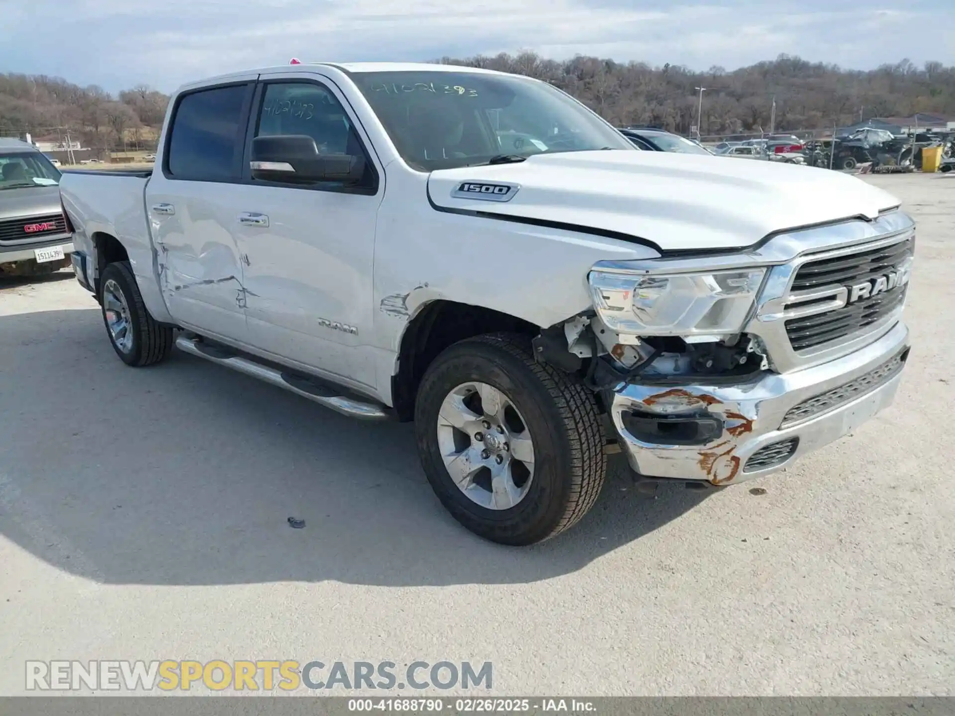 1 Photograph of a damaged car 1C6RRFFG4KN790971 RAM 1500 2019