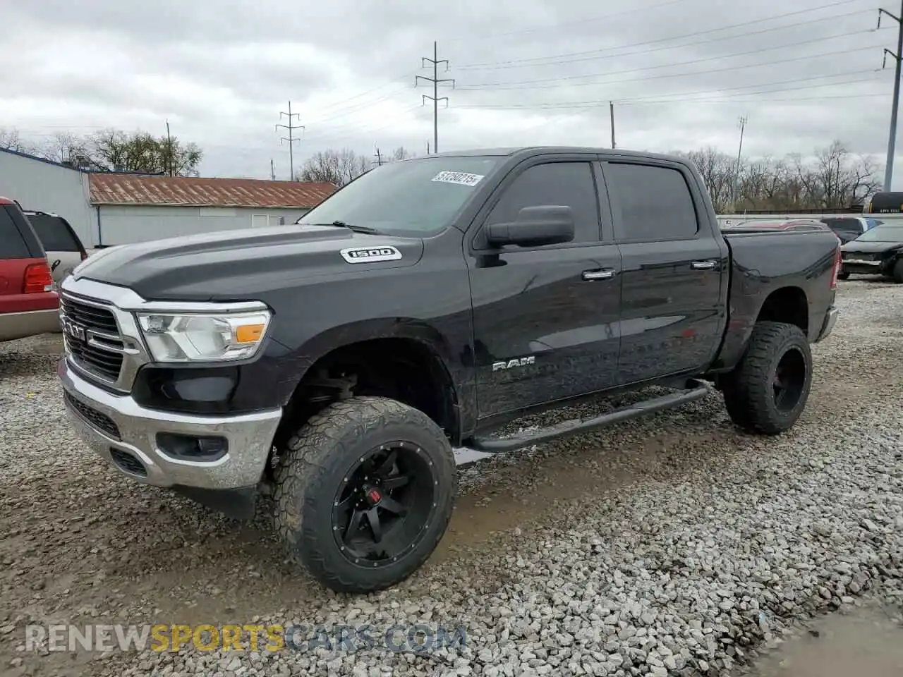 1 Photograph of a damaged car 1C6RRFFG5KN846027 RAM 1500 2019