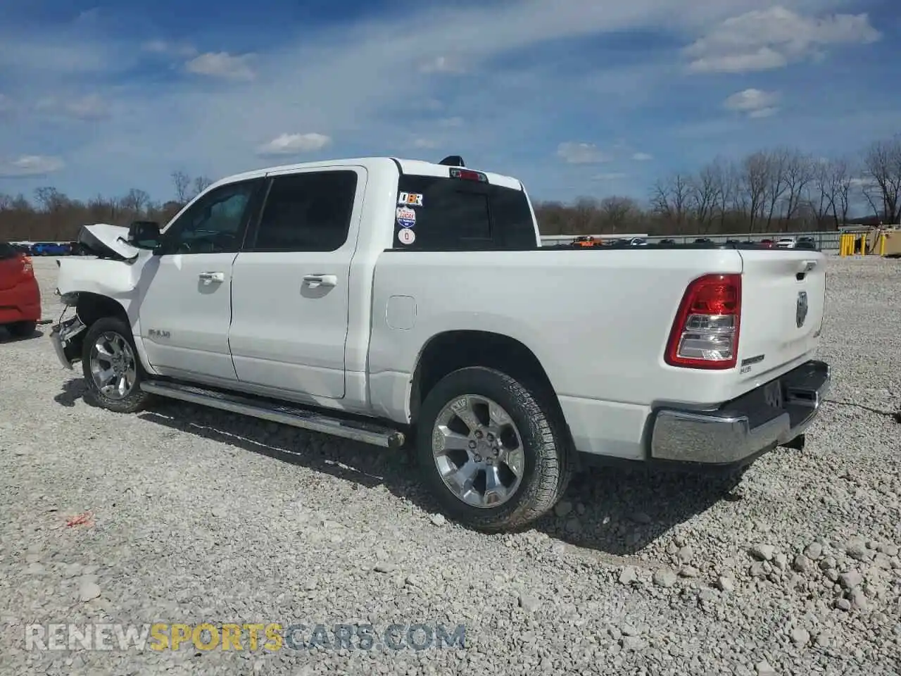 2 Photograph of a damaged car 1C6RRFFG6KN818401 RAM 1500 2019