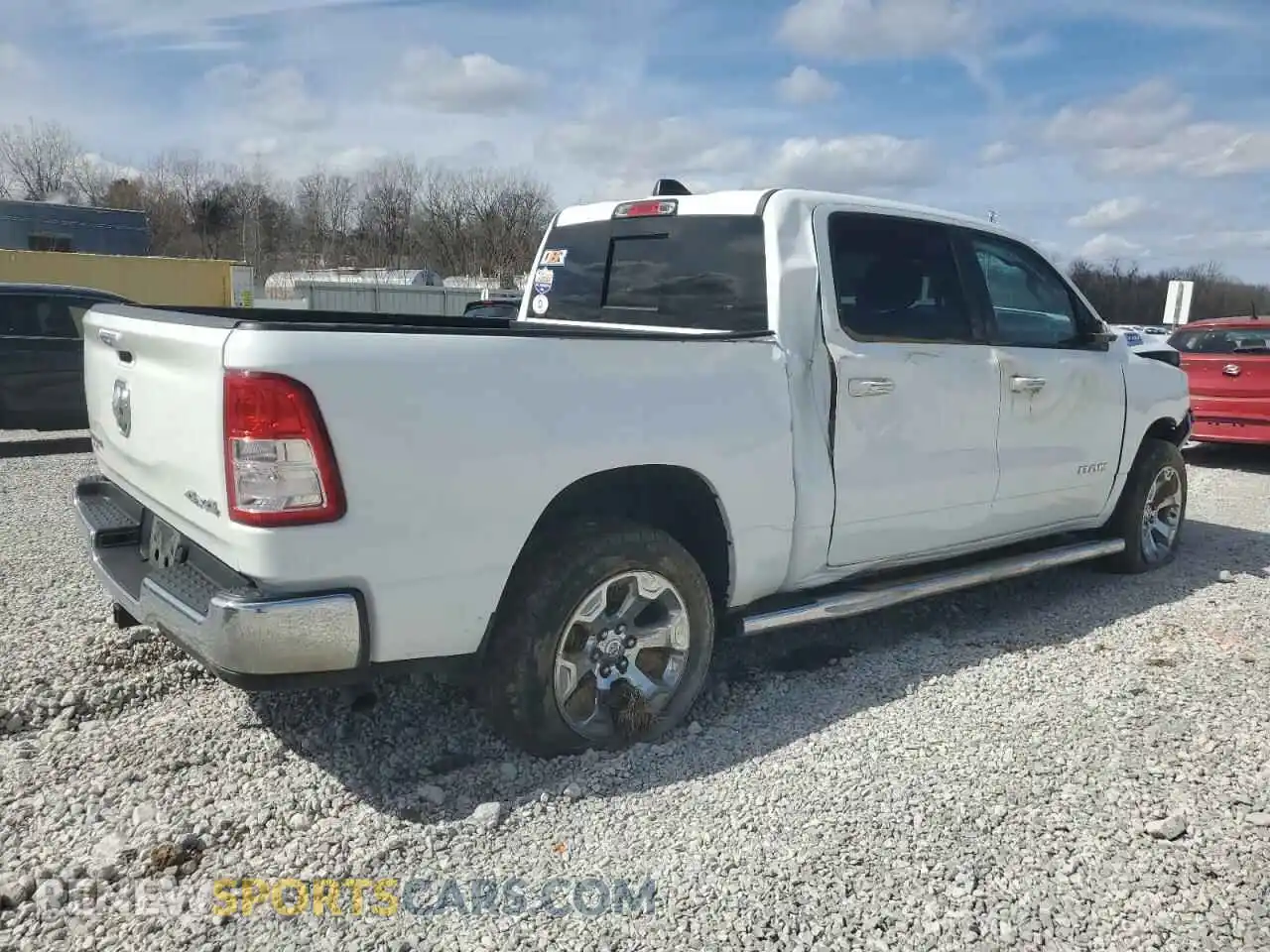 3 Photograph of a damaged car 1C6RRFFG6KN818401 RAM 1500 2019
