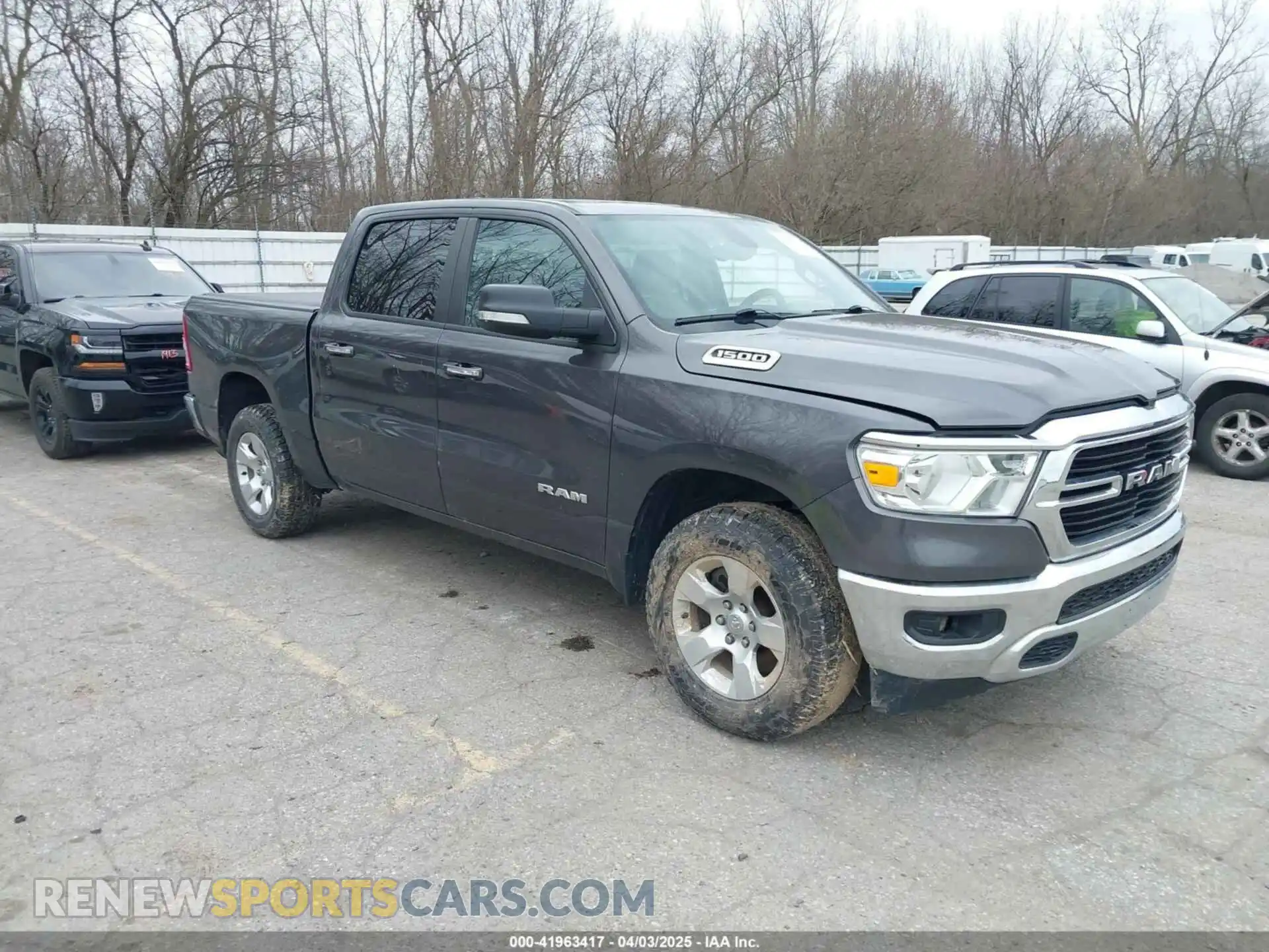1 Photograph of a damaged car 1C6RRFFG6KN845968 RAM 1500 2019