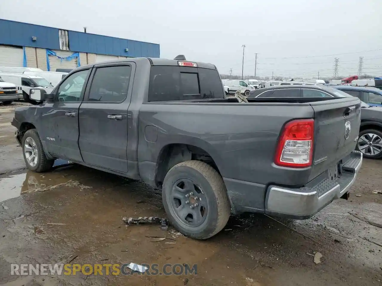 2 Photograph of a damaged car 1C6RRFFG6KN873978 RAM 1500 2019