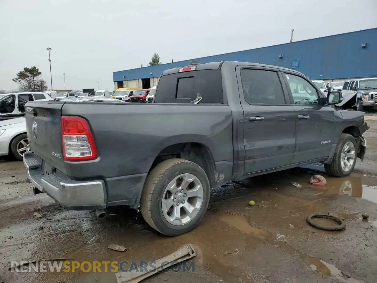 3 Photograph of a damaged car 1C6RRFFG6KN873978 RAM 1500 2019