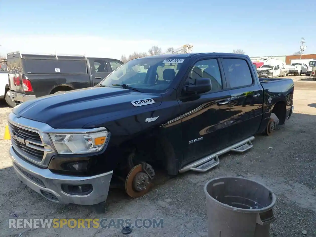 1 Photograph of a damaged car 1C6RRFFG6KN920247 RAM 1500 2019