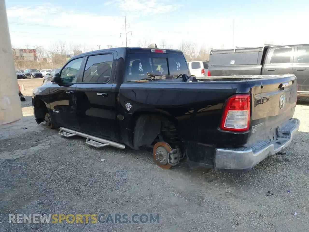 2 Photograph of a damaged car 1C6RRFFG6KN920247 RAM 1500 2019