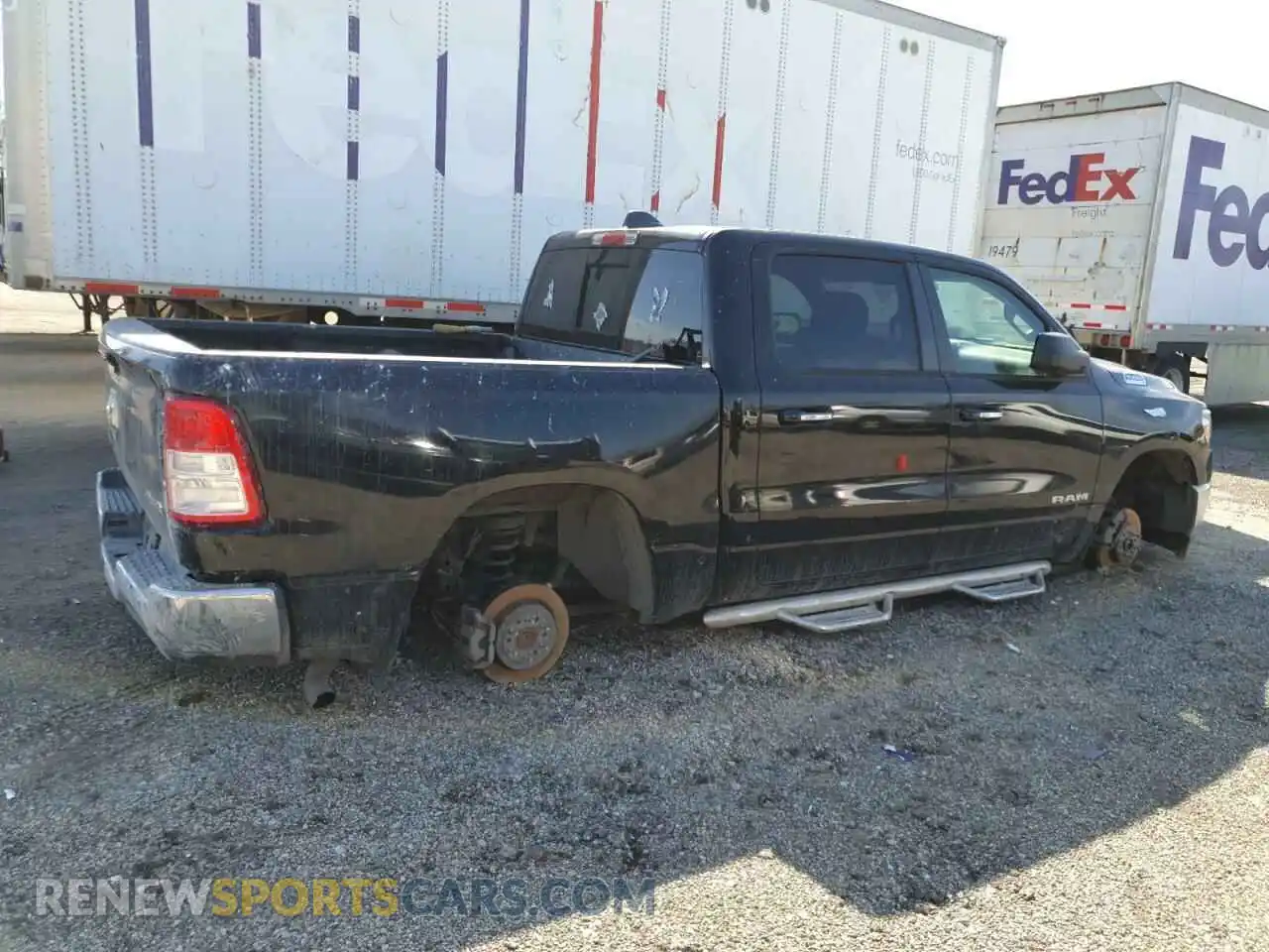 3 Photograph of a damaged car 1C6RRFFG6KN920247 RAM 1500 2019