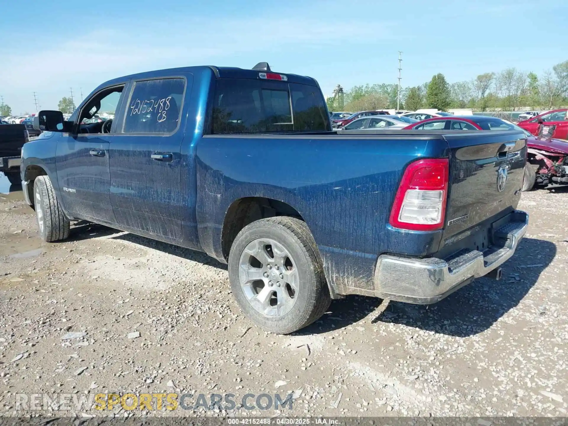 3 Photograph of a damaged car 1C6RRFFG7KN784887 RAM 1500 2019