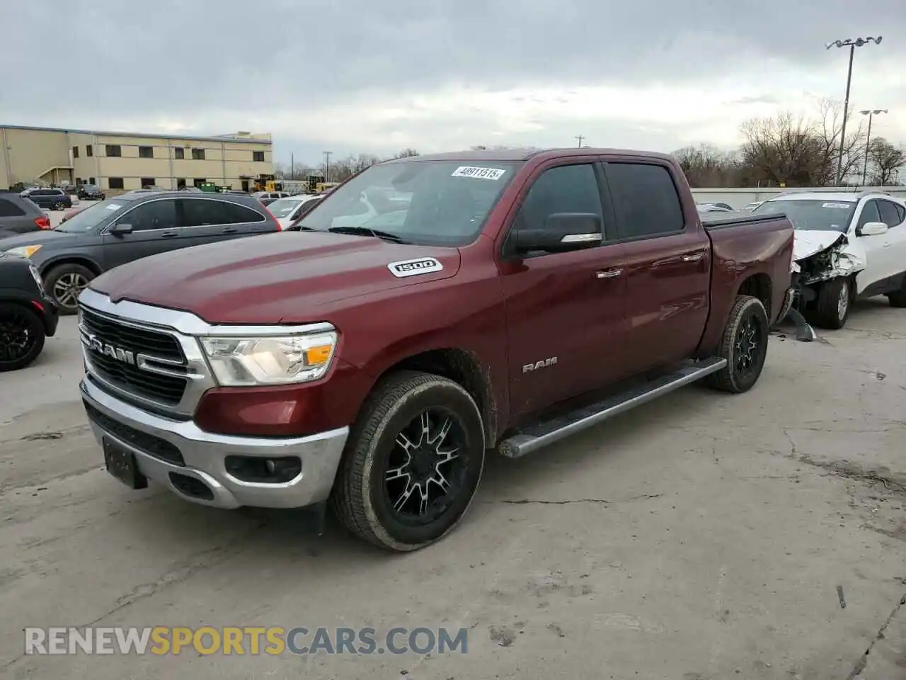 1 Photograph of a damaged car 1C6RRFFG8KN712435 RAM 1500 2019