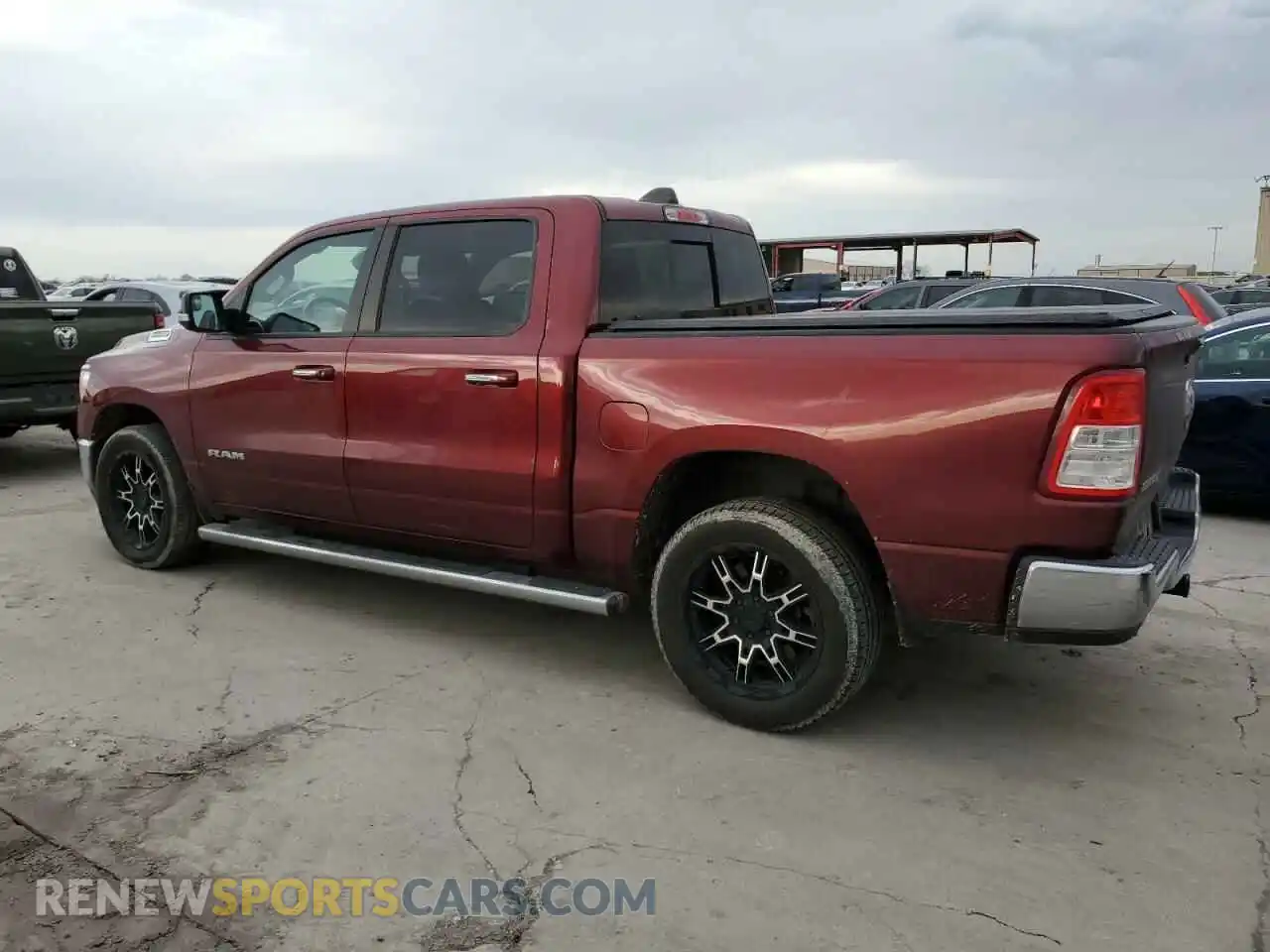 2 Photograph of a damaged car 1C6RRFFG8KN712435 RAM 1500 2019