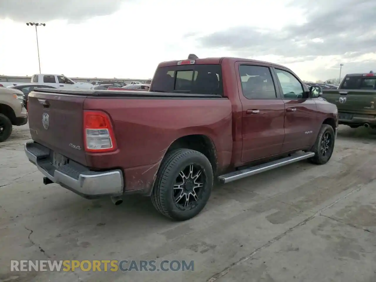 3 Photograph of a damaged car 1C6RRFFG8KN712435 RAM 1500 2019