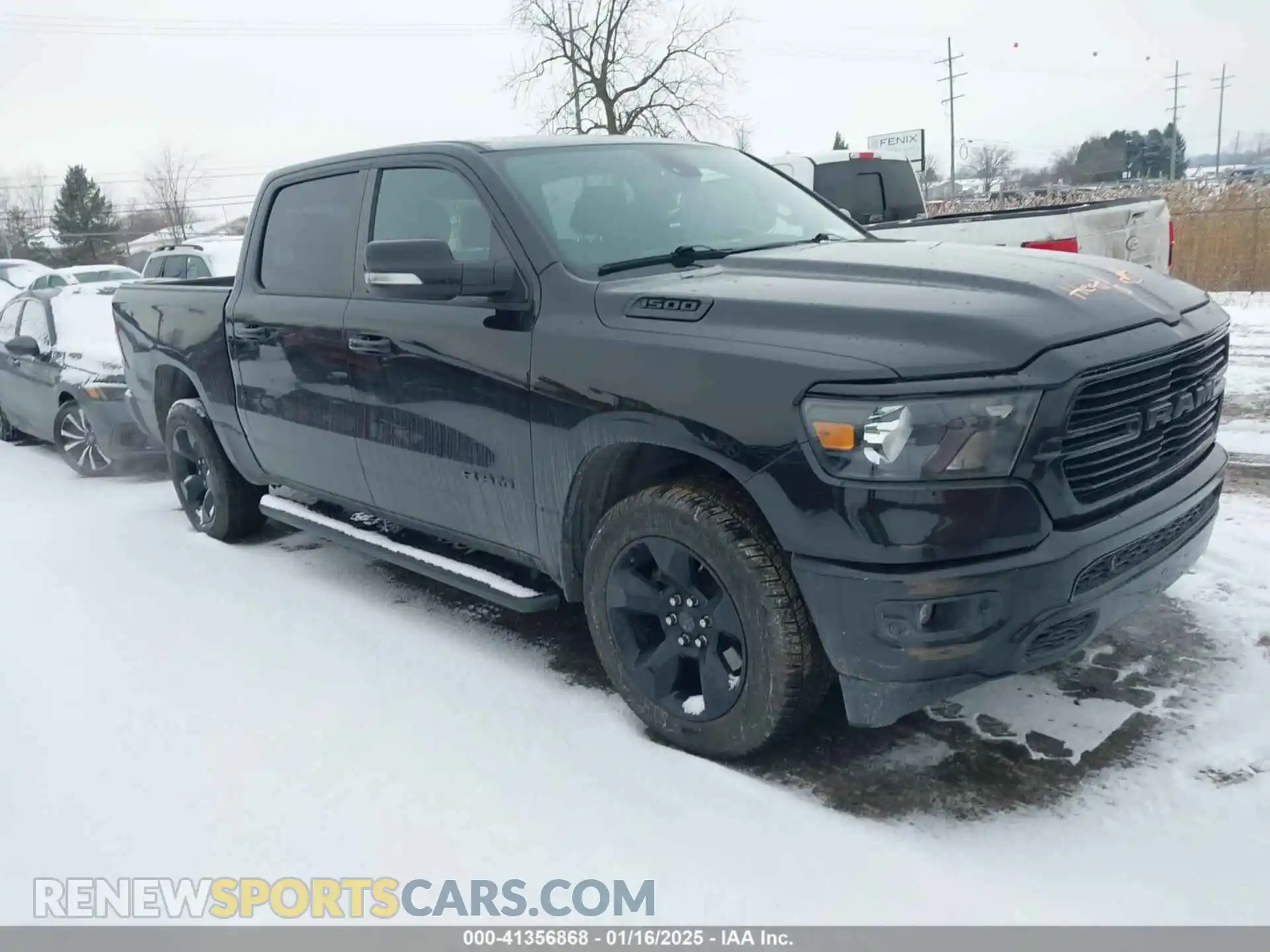 1 Photograph of a damaged car 1C6RRFFG8KN889535 RAM 1500 2019