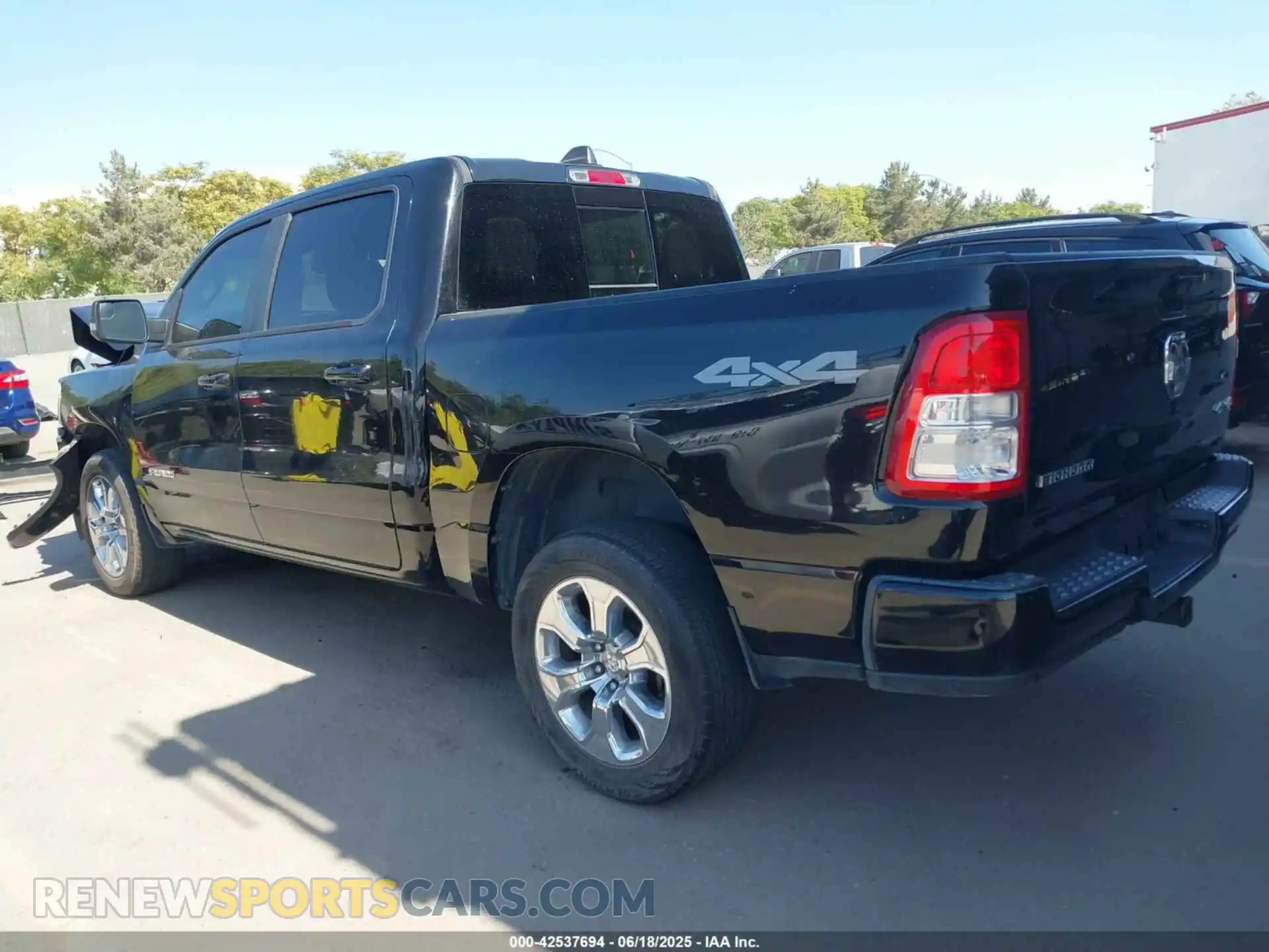 3 fotografías del automóvil dañado 1C6RRFFG9KN696911 RAM 1500 2019