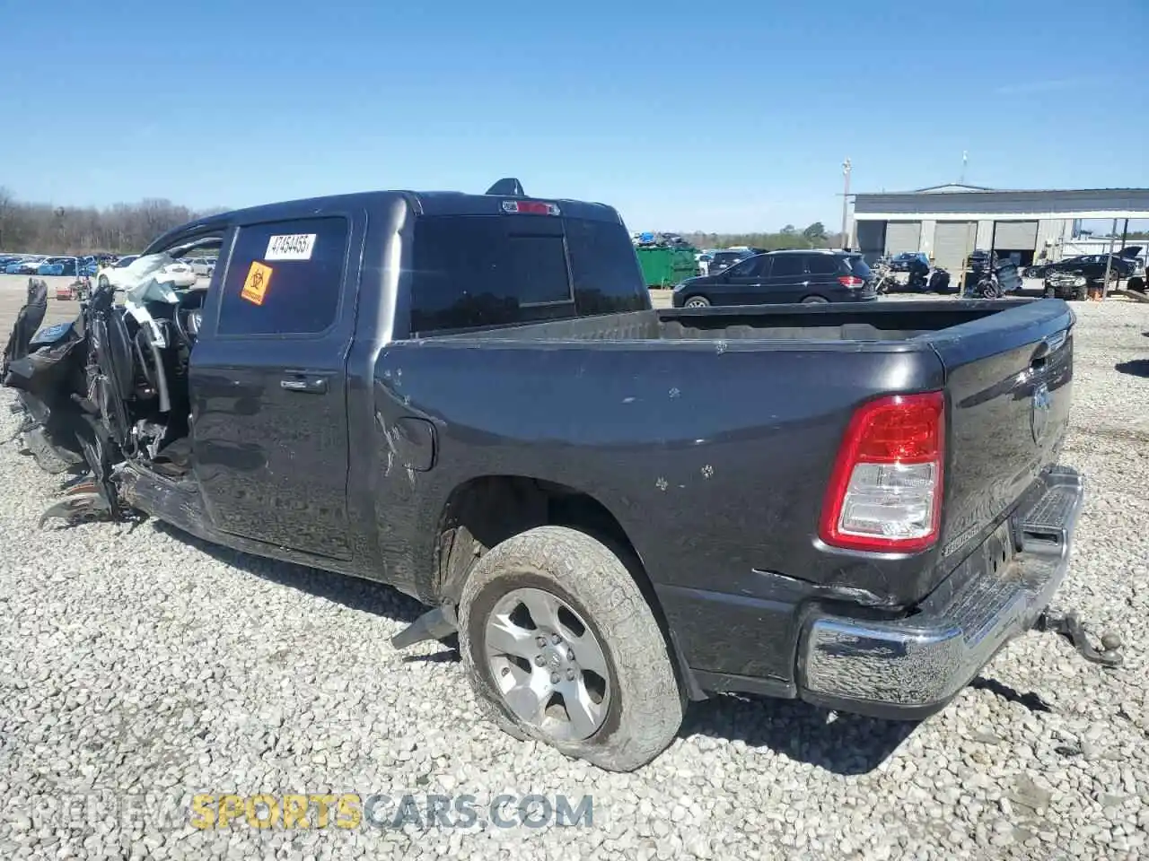 2 Photograph of a damaged car 1C6RRFFG9KN805156 RAM 1500 2019