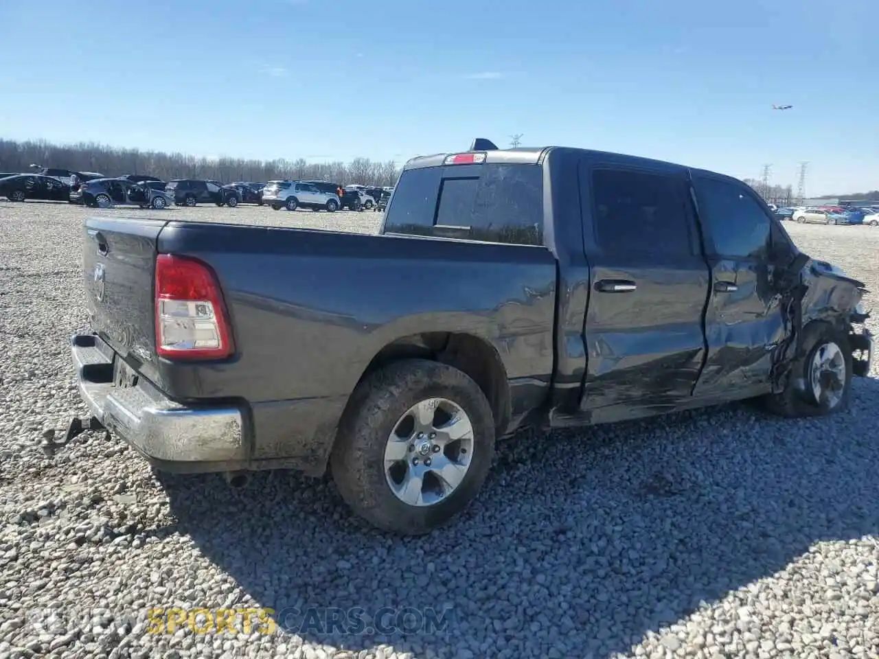 3 Photograph of a damaged car 1C6RRFFG9KN805156 RAM 1500 2019