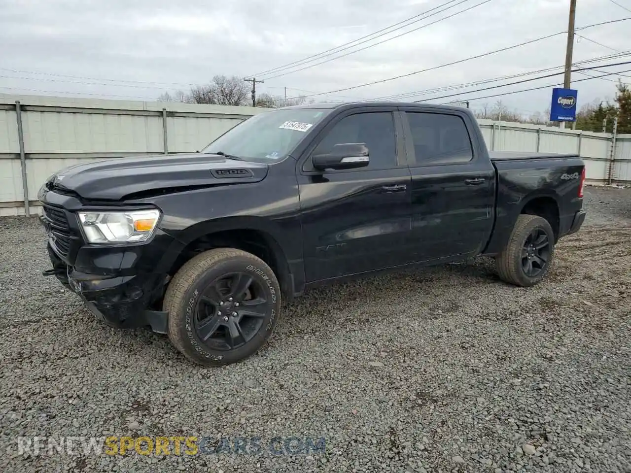 1 Photograph of a damaged car 1C6RRFFGXKN760650 RAM 1500 2019
