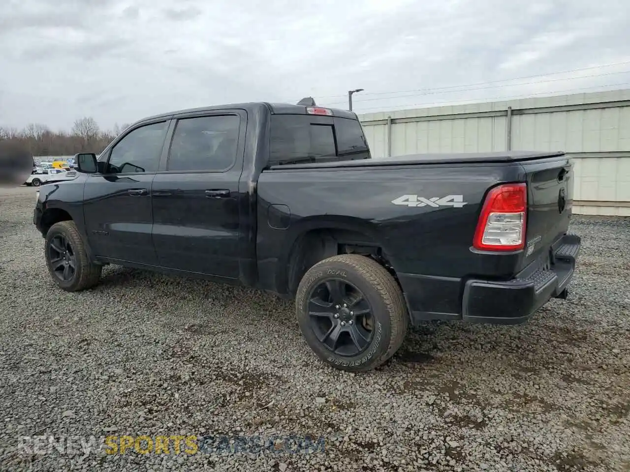 2 Photograph of a damaged car 1C6RRFFGXKN760650 RAM 1500 2019
