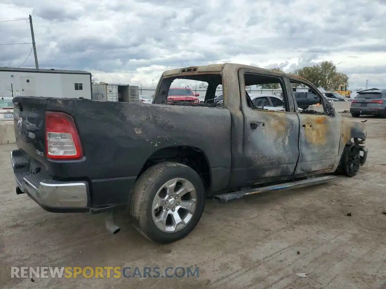 3 Photograph of a damaged car 1C6RRFFGXKN818143 RAM 1500 2019