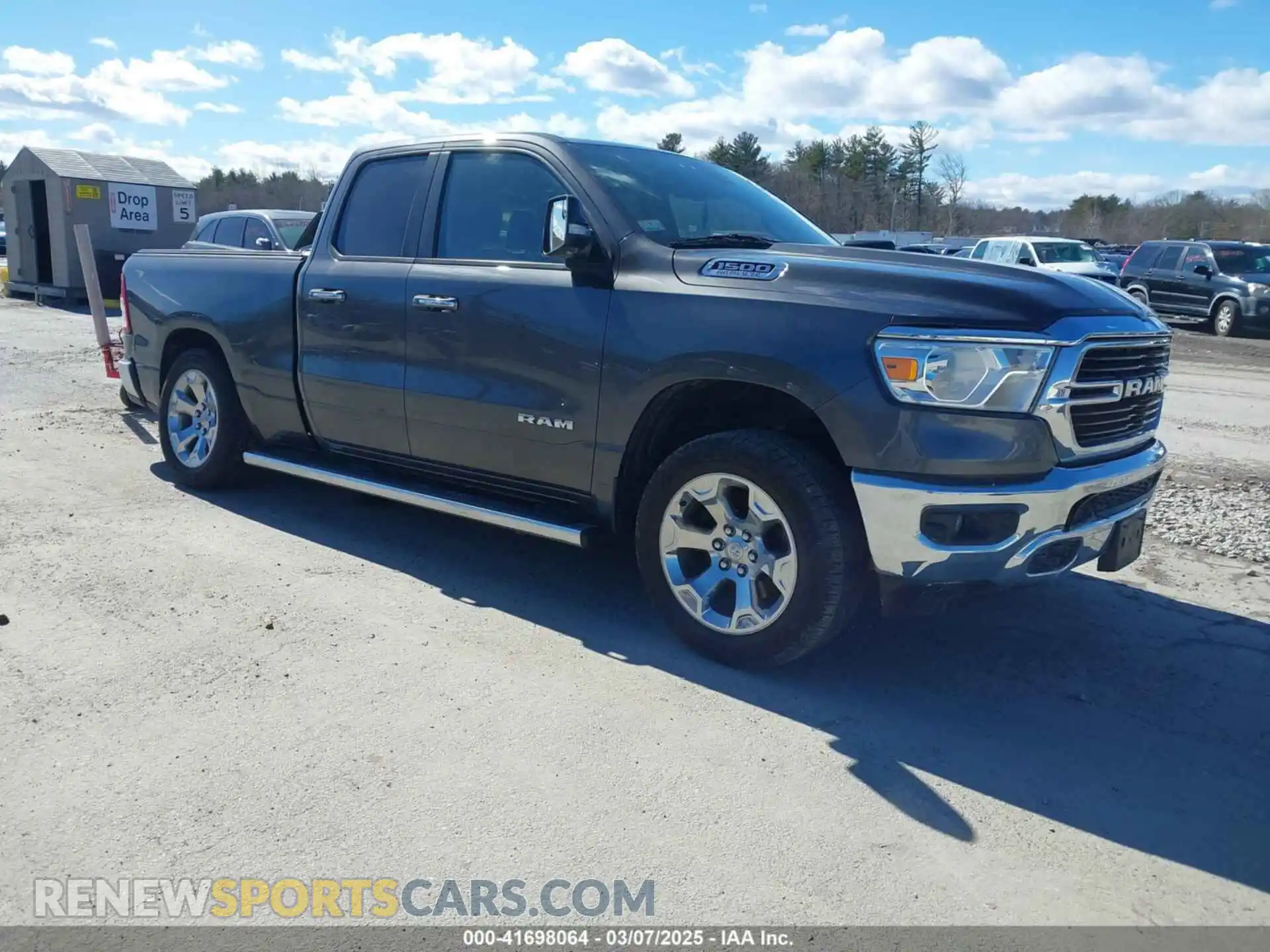 1 Photograph of a damaged car 1C6SRFBT0KN654941 RAM 1500 2019