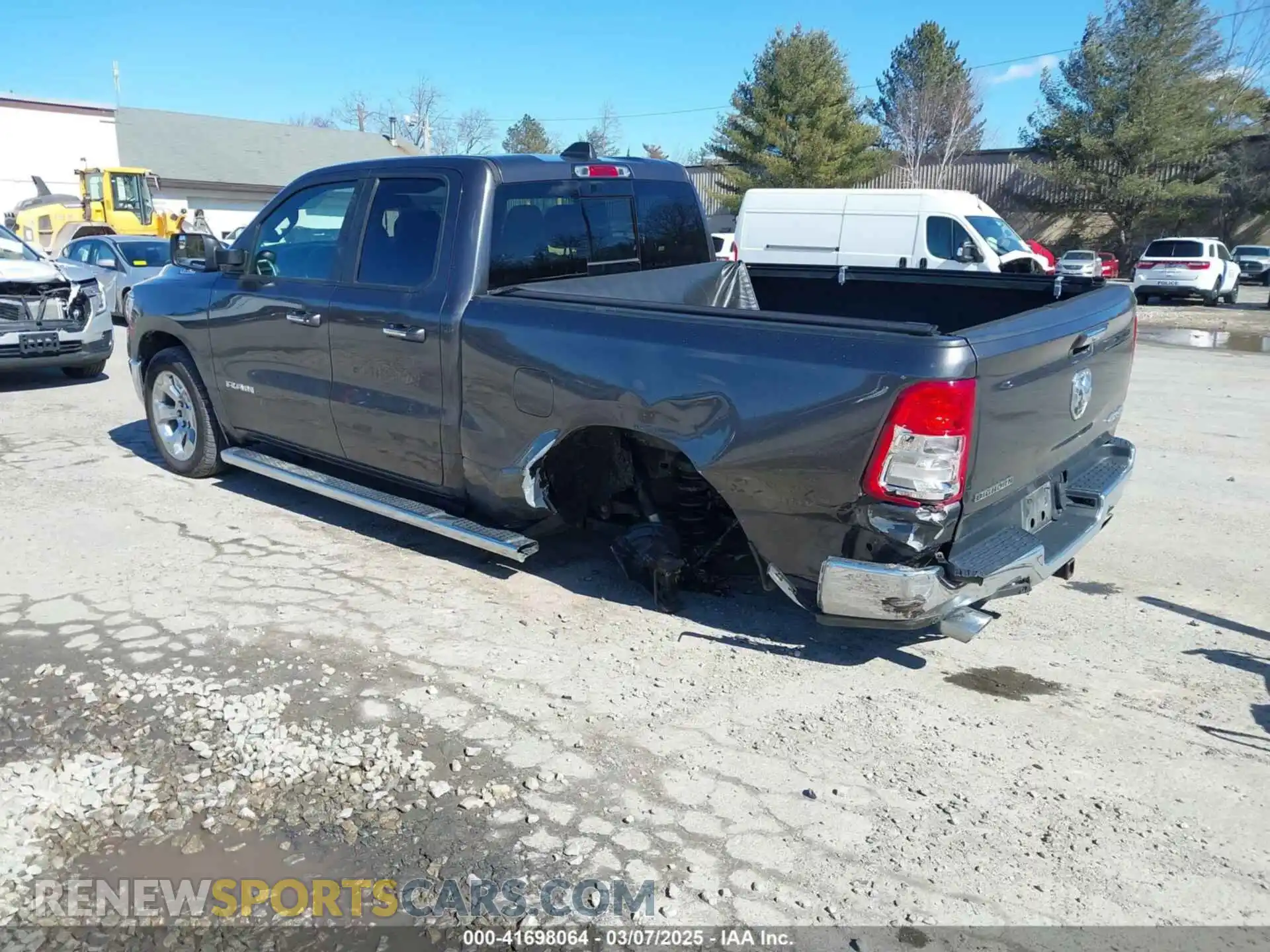 3 Photograph of a damaged car 1C6SRFBT0KN654941 RAM 1500 2019