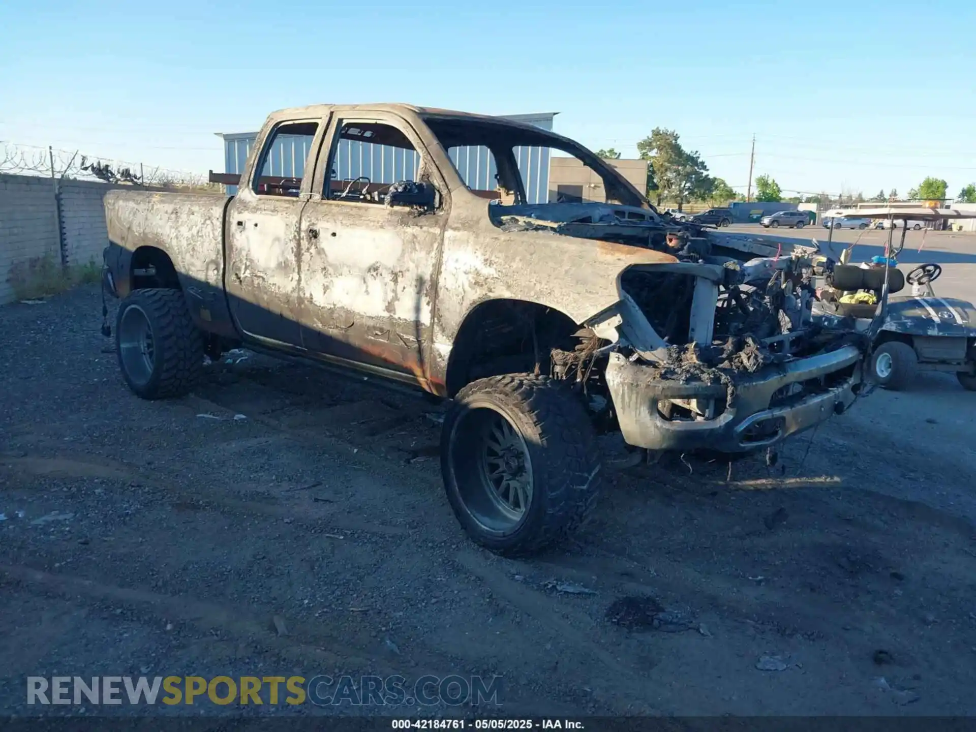 1 Photograph of a damaged car 1C6SRFBT1KN624928 RAM 1500 2019