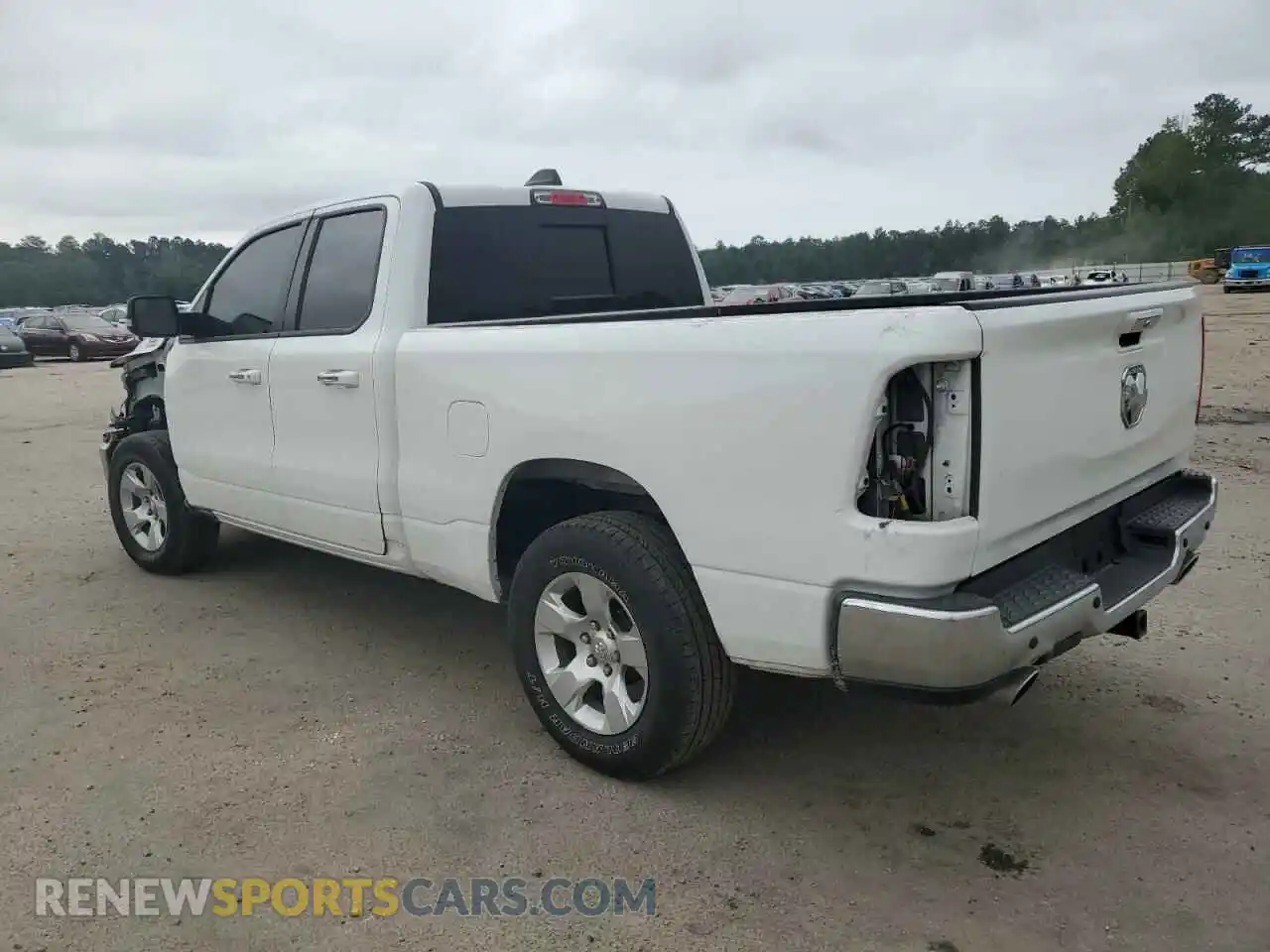 2 Photograph of a damaged car 1C6SRFBT1KN834428 RAM 1500 2019