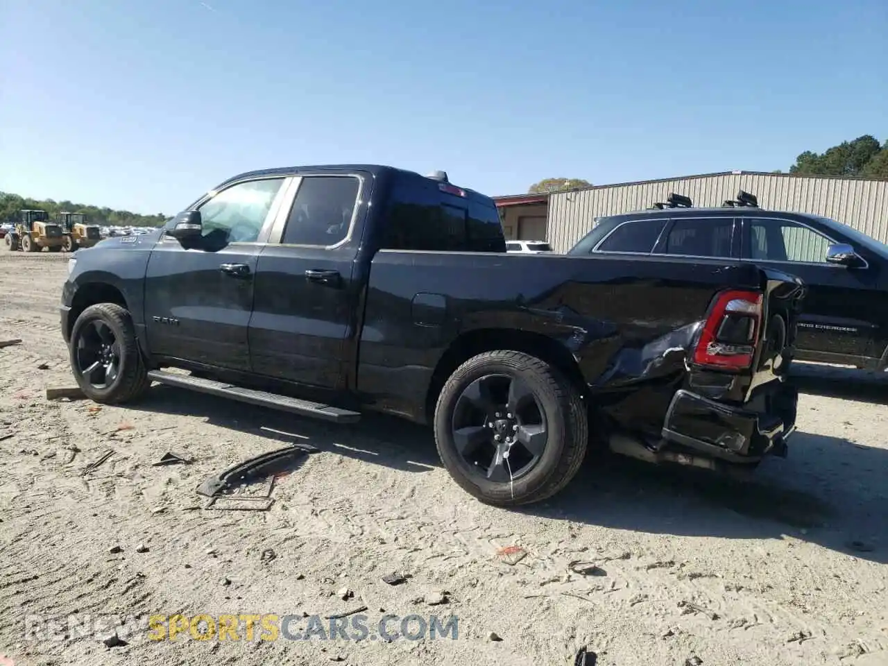 2 Photograph of a damaged car 1C6SRFBT2KN578221 RAM 1500 2019