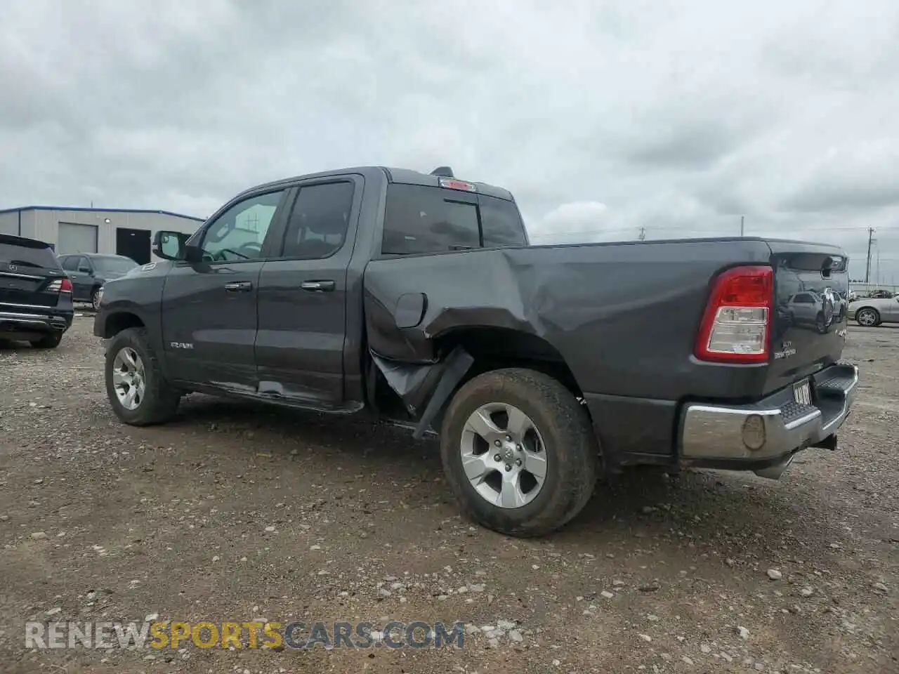 2 Photograph of a damaged car 1C6SRFBT2KN656741 RAM 1500 2019