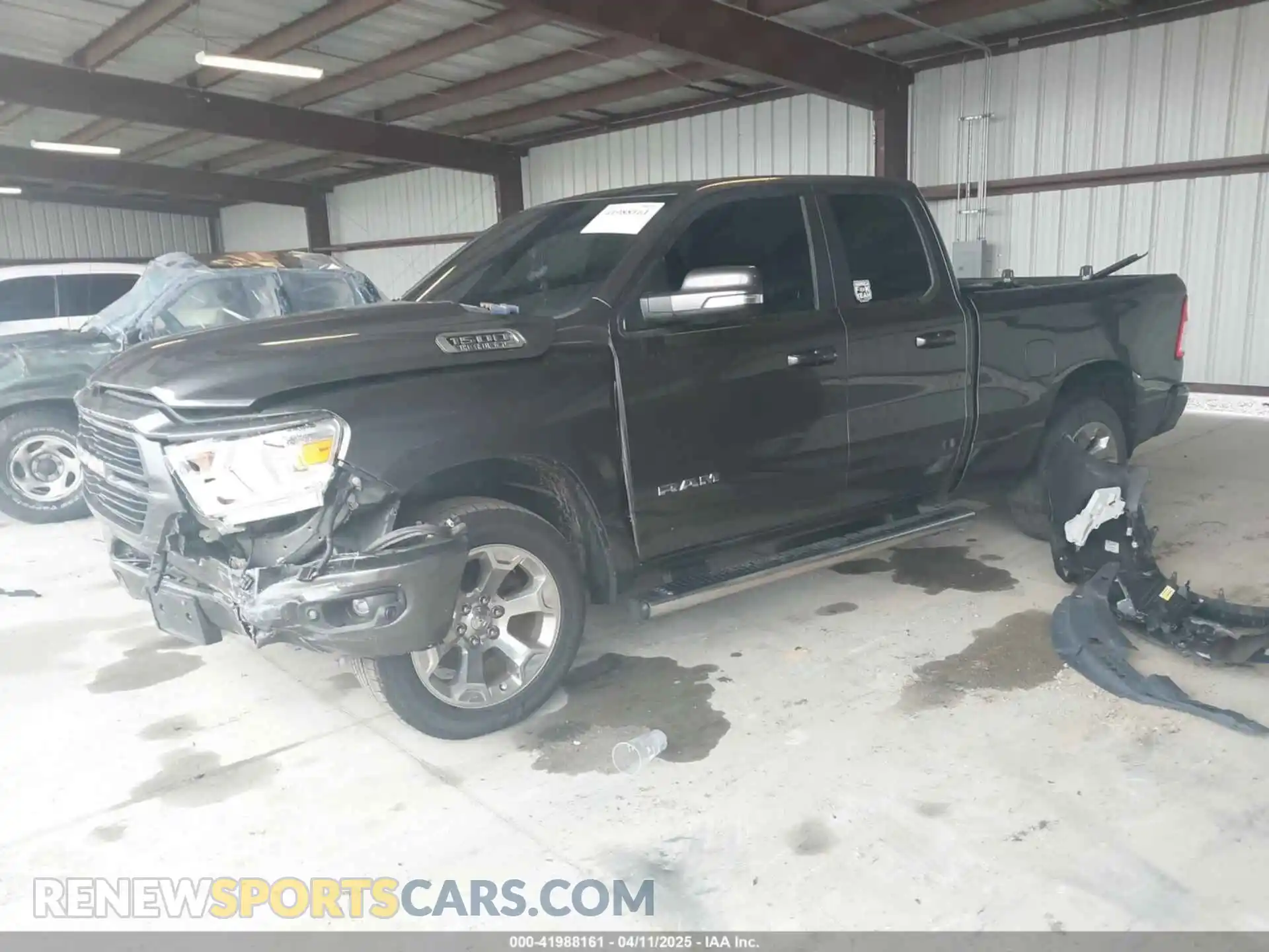 2 Photograph of a damaged car 1C6SRFBT7KN609057 RAM 1500 2019