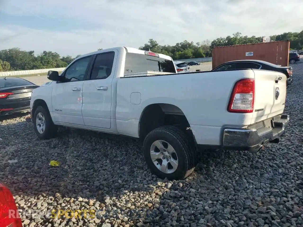 2 Photograph of a damaged car 1C6SRFBT8KN859892 RAM 1500 2019