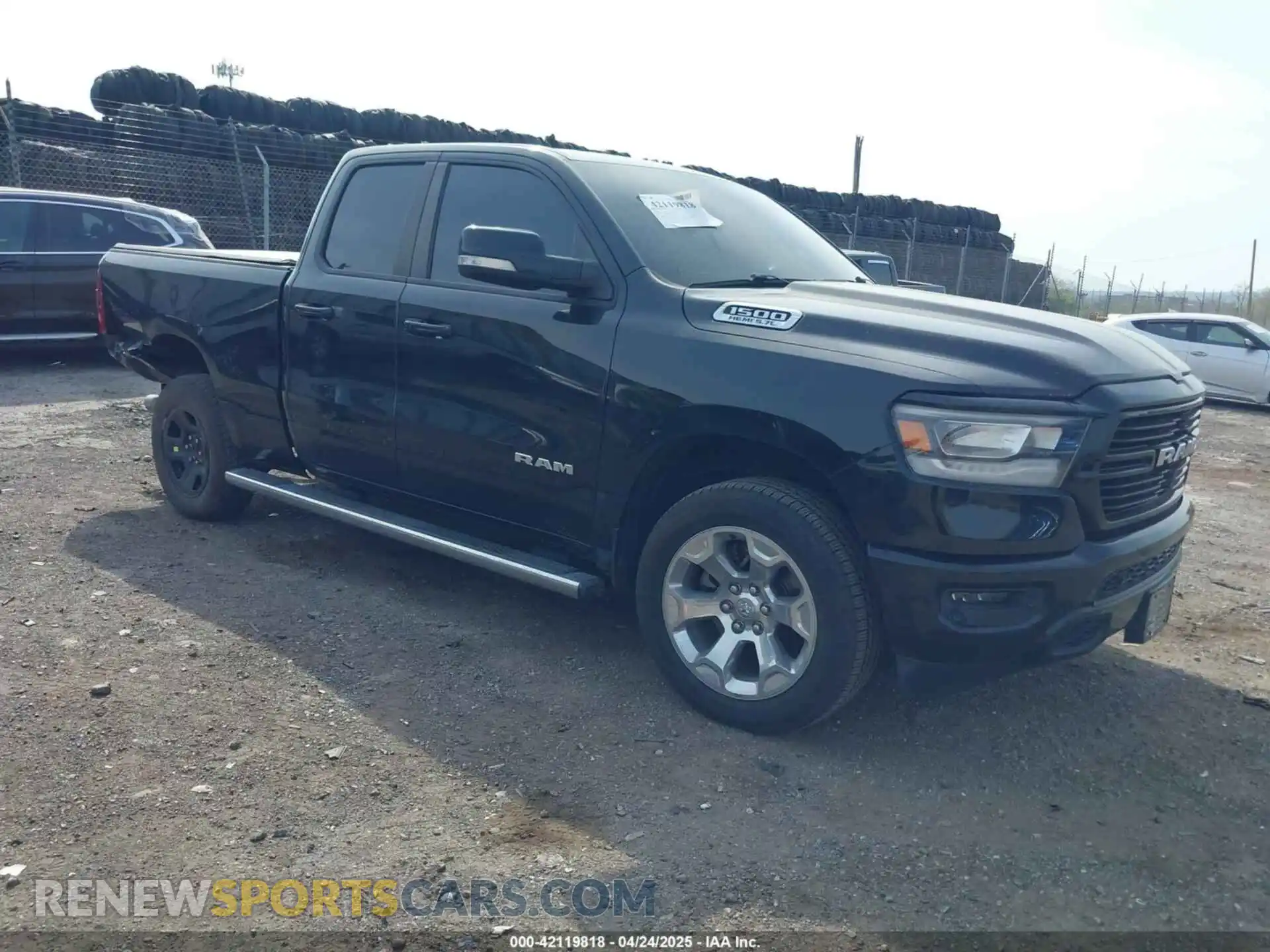 1 Photograph of a damaged car 1C6SRFBT9KN658616 RAM 1500 2019