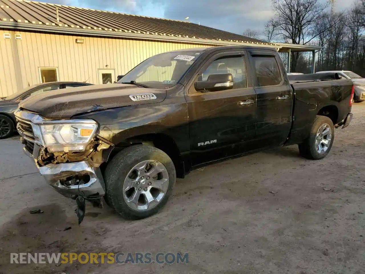1 Photograph of a damaged car 1C6SRFBTXKN530224 RAM 1500 2019