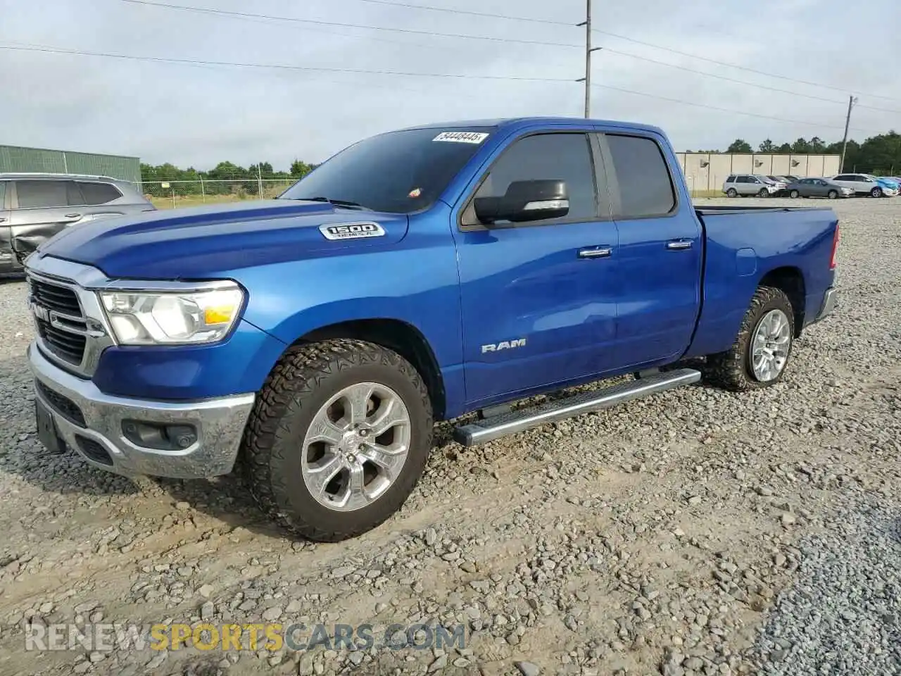 1 Photograph of a damaged car 1C6SRFBTXKN772124 RAM 1500 2019