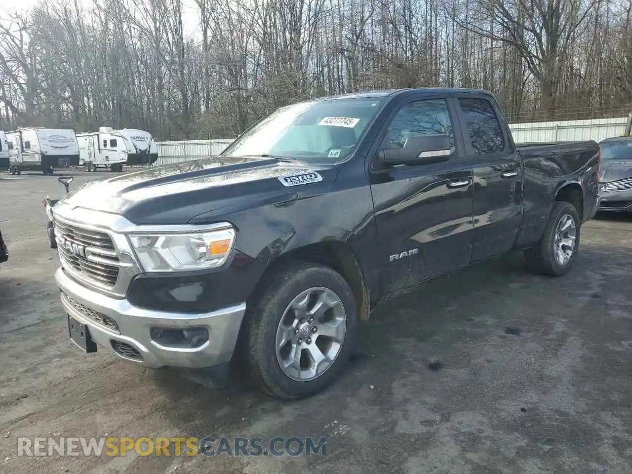 1 Photograph of a damaged car 1C6SRFBTXKN903746 RAM 1500 2019