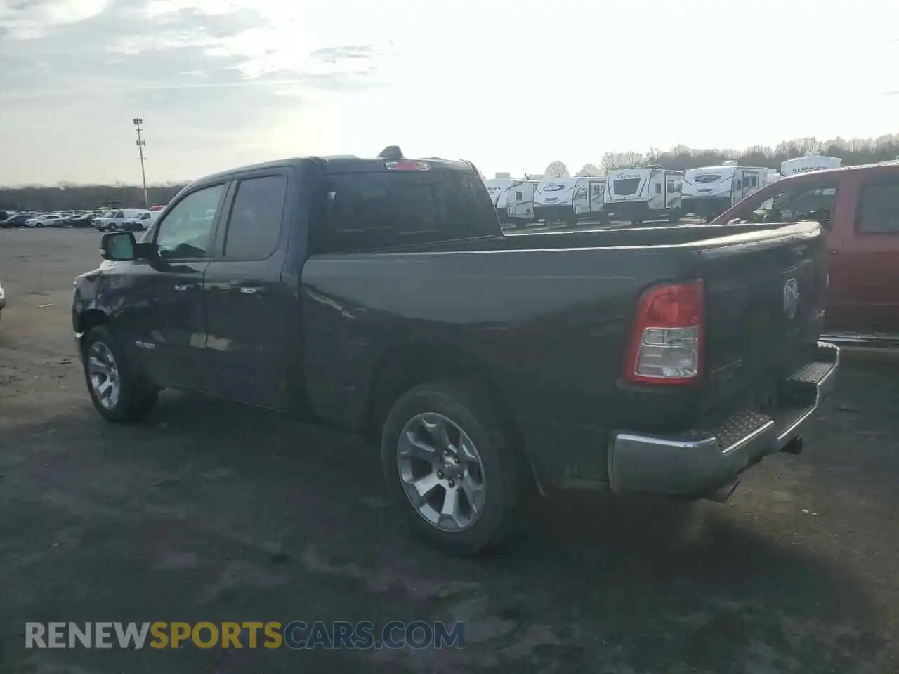 2 Photograph of a damaged car 1C6SRFBTXKN903746 RAM 1500 2019