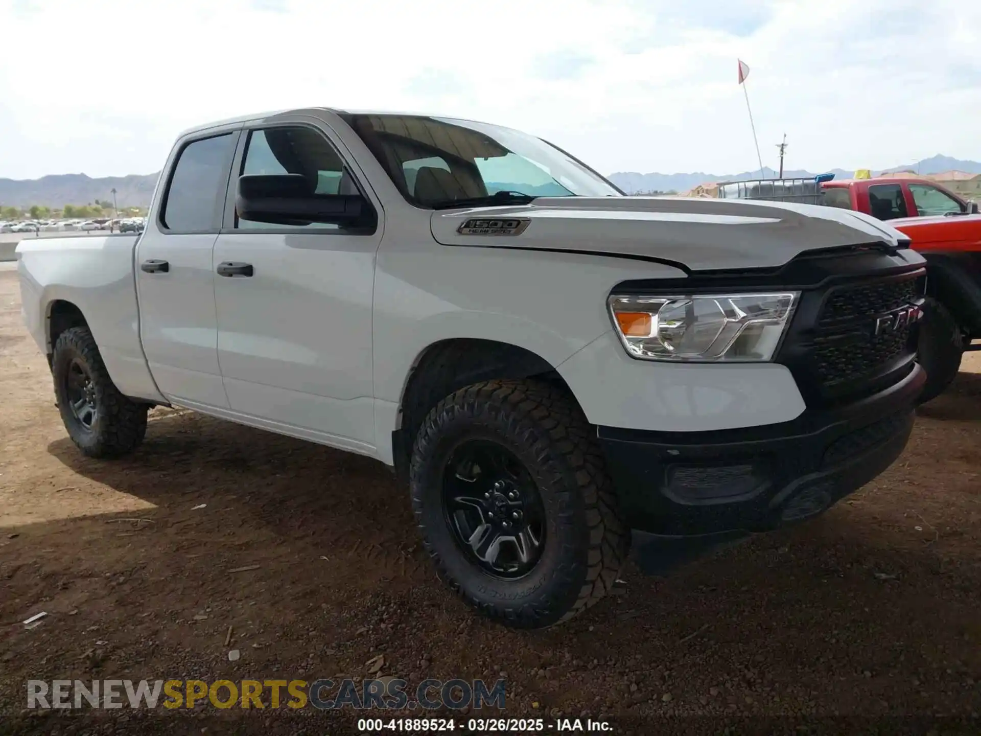 1 Photograph of a damaged car 1C6SRFCT4KN612951 RAM 1500 2019