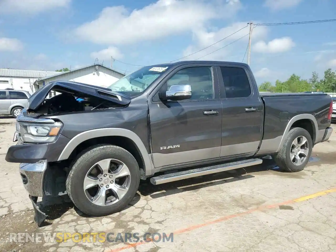 1 Photograph of a damaged car 1C6SRFDT2KN514953 RAM 1500 2019