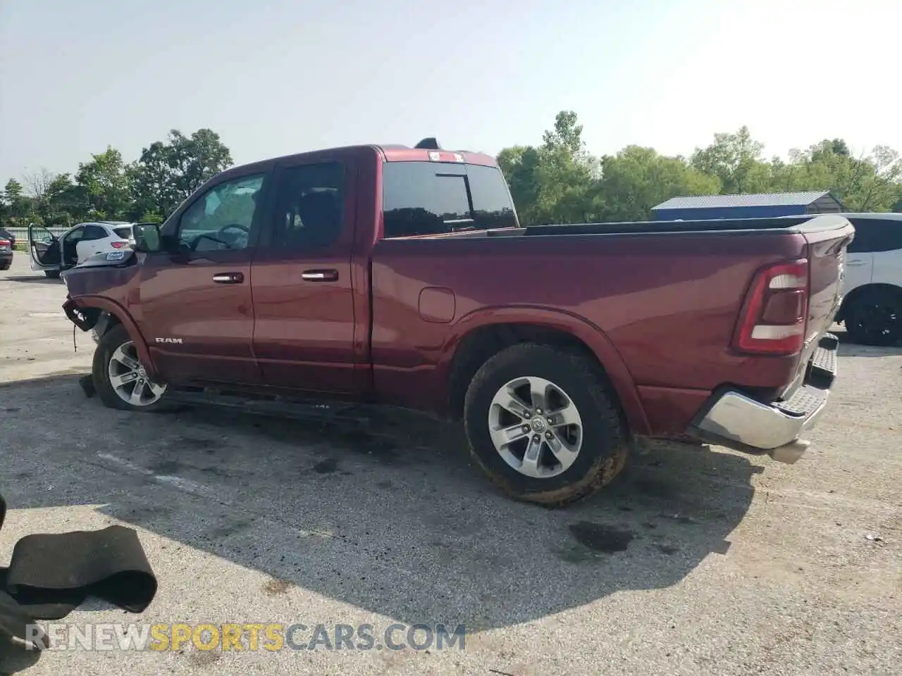 2 Photograph of a damaged car 1C6SRFDTXKN525165 RAM 1500 2019