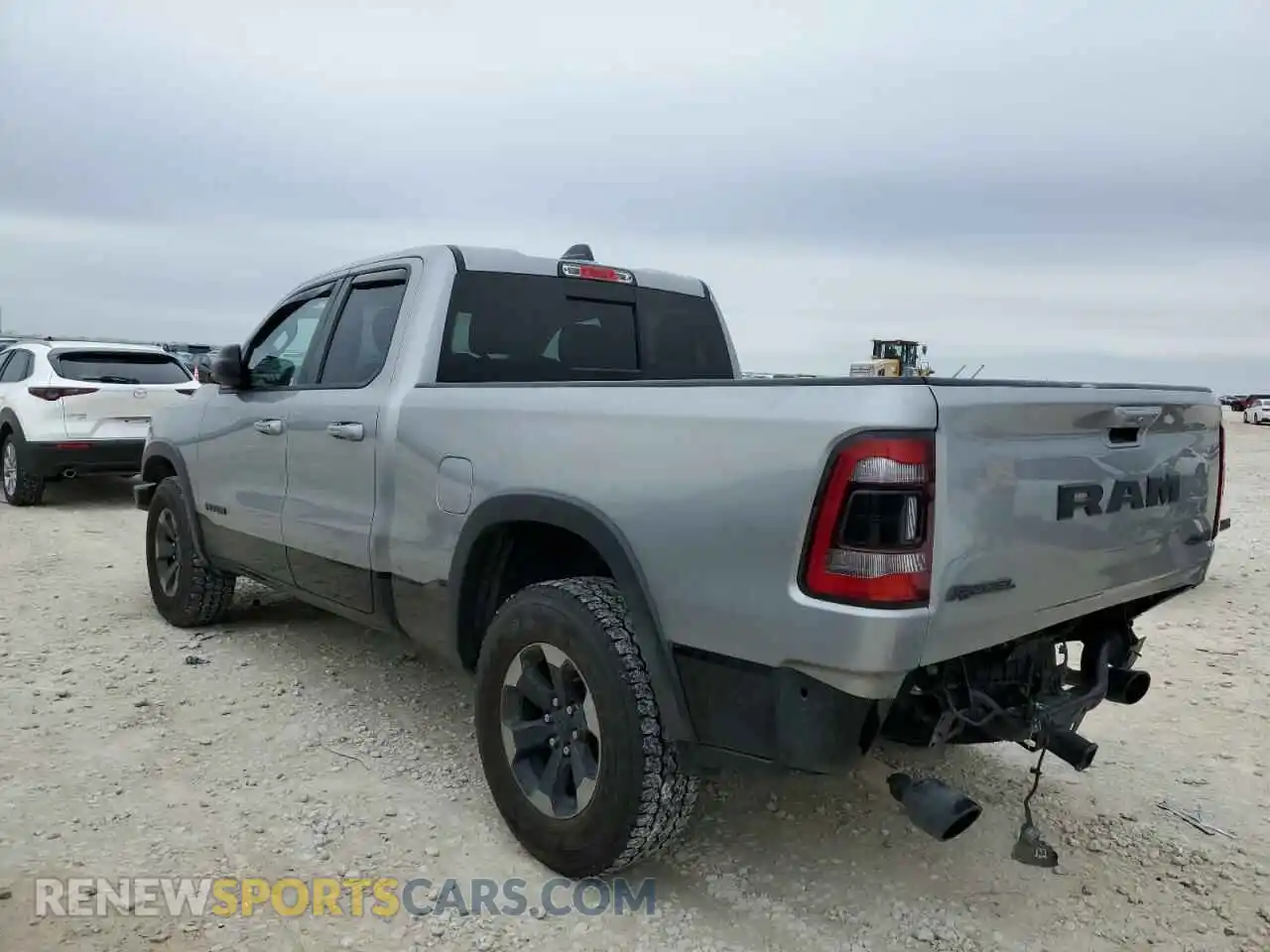2 Photograph of a damaged car 1C6SRFET0KN841074 RAM 1500 2019